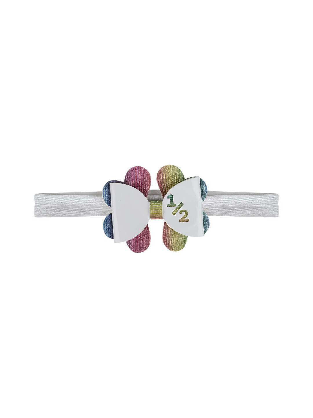 Aye Candy Girls White & Pink Embellished Birthday Chill Wrap Headband