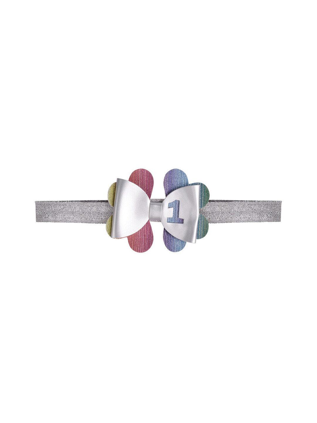 Aye Candy Girls Silver Embellished Wrap Headband