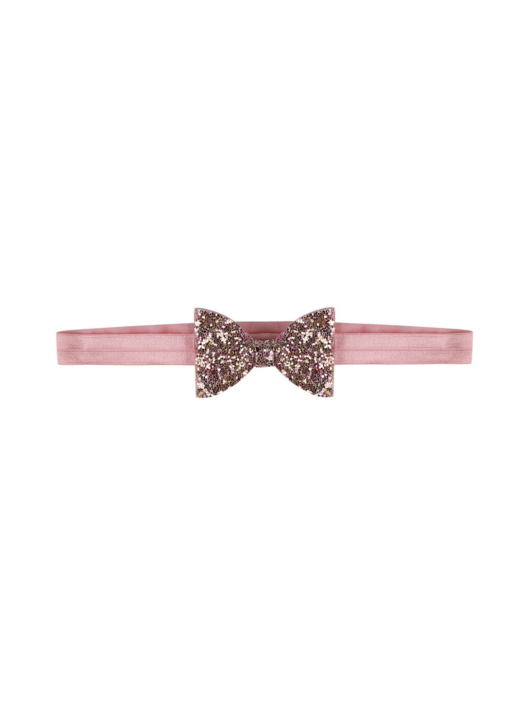 Aye Candy Girls Pink Glitter Medium Bow Headband