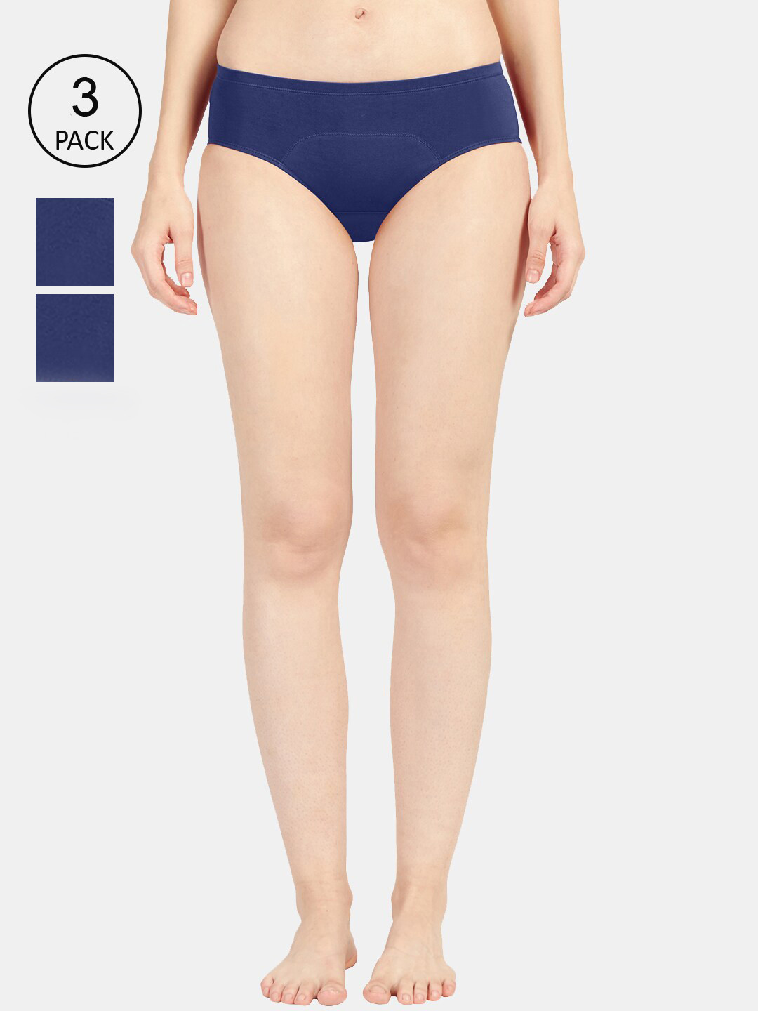 Sonari Navy Blue Pack of 3 Period Panty