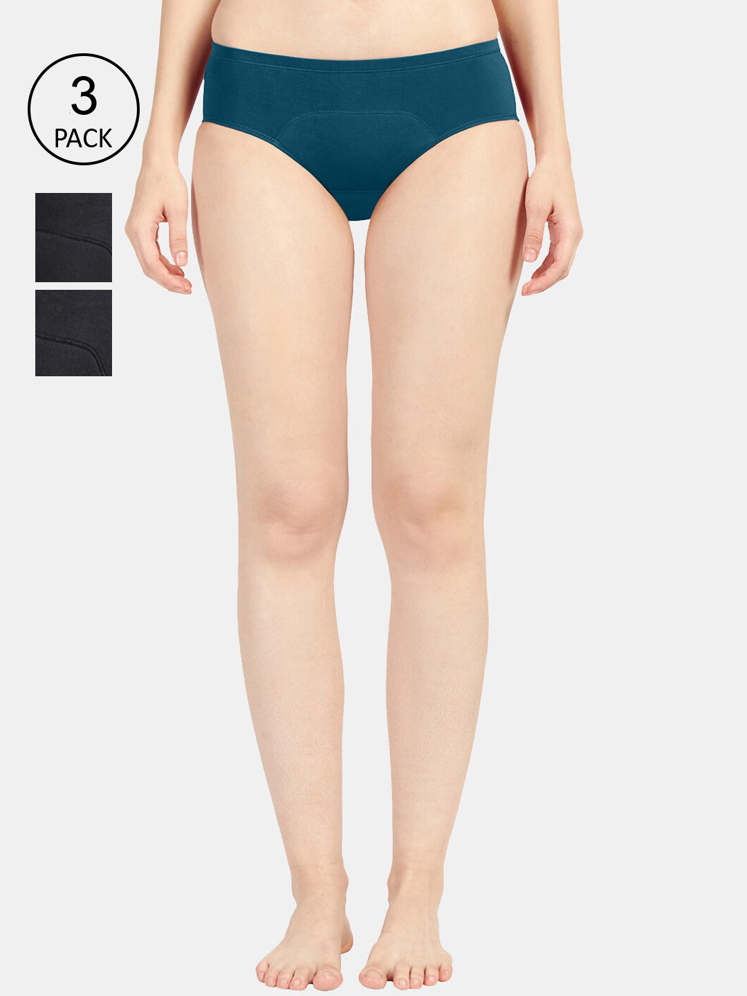 Sonari Women Pack of 3 Leak-Proof Period Briefs