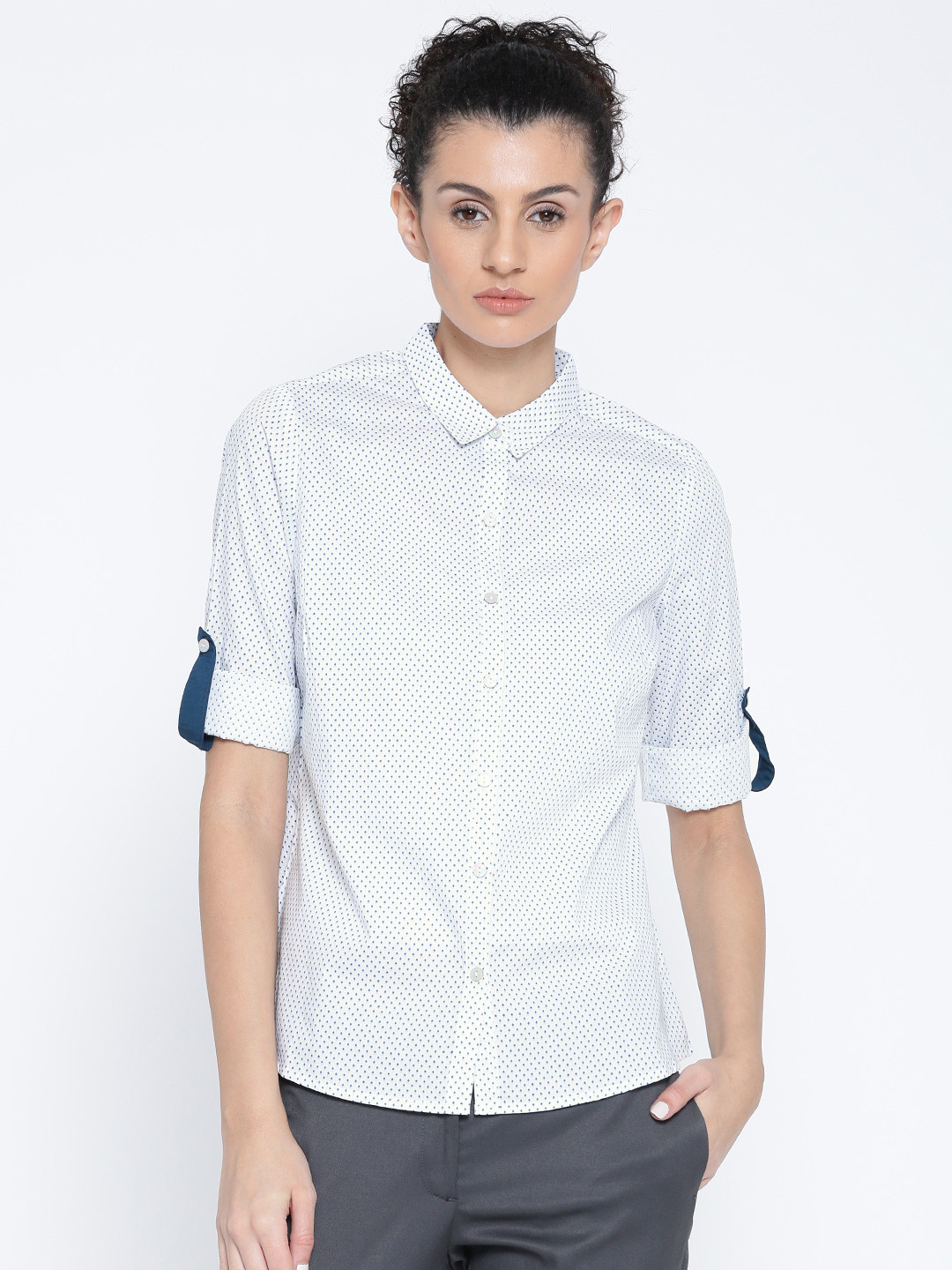 Printed Formal Shirt - Shirts for Women 