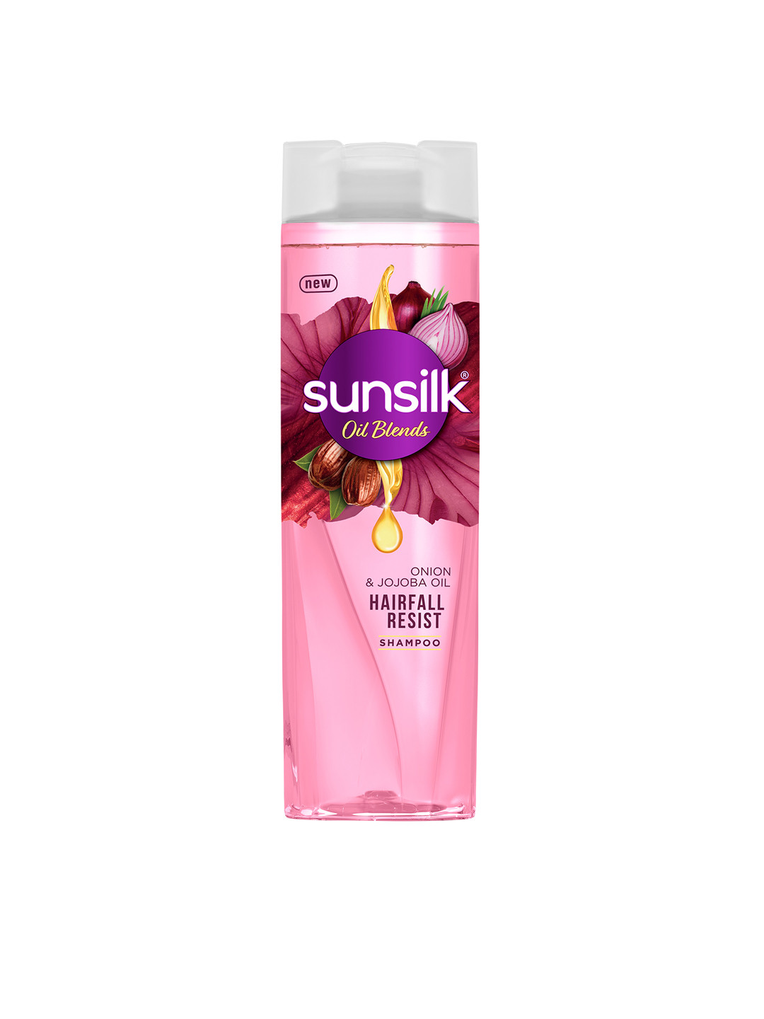Sunsilk Onion & Jojoba Oil Hairfall Shampoo for Long & Strong Hair - 370 ml