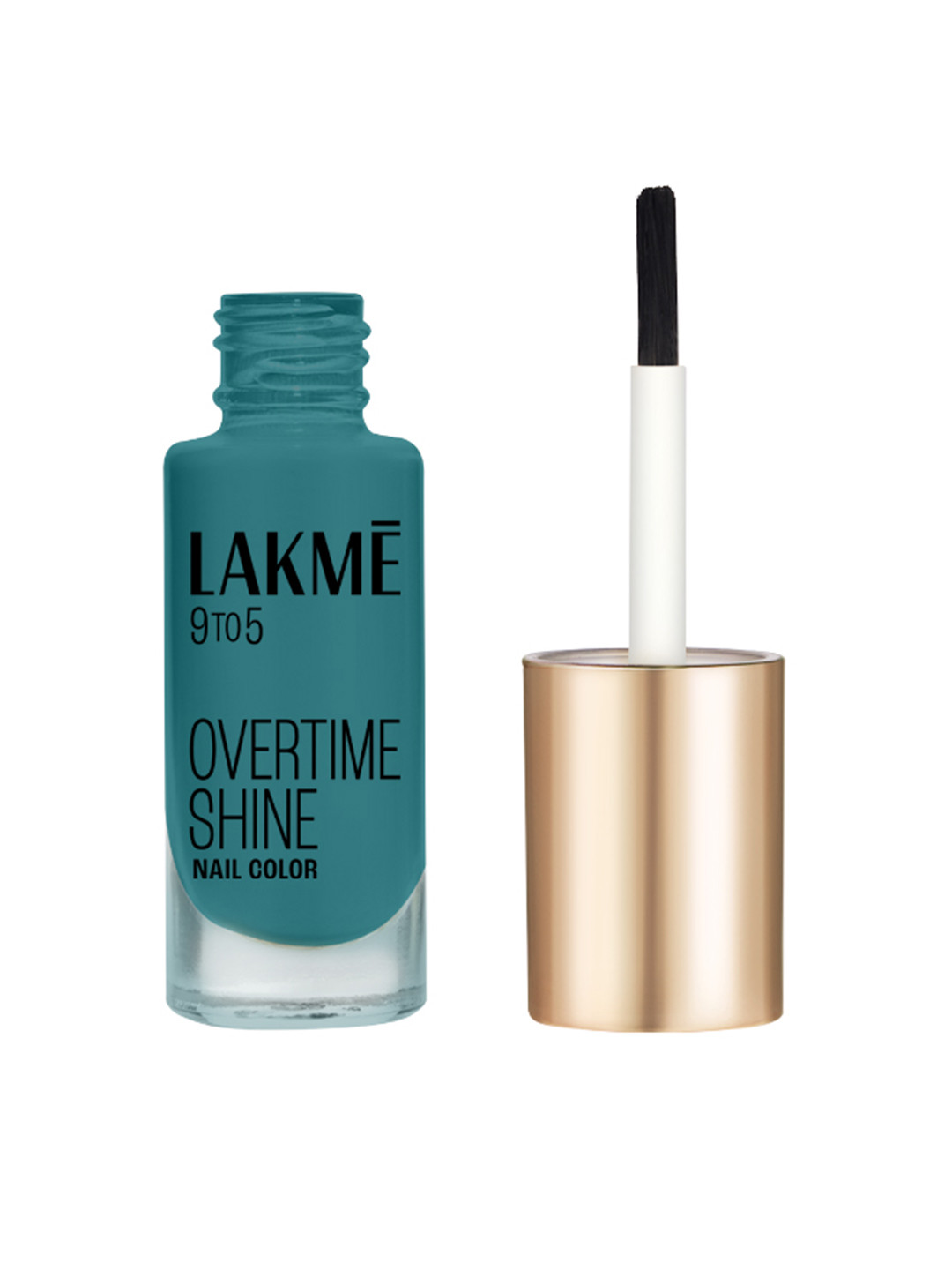 Lakme 9to5 Overtime Shine Glossy Long Lasting & Quick Dry Nail Color 6ml - Emerald Power