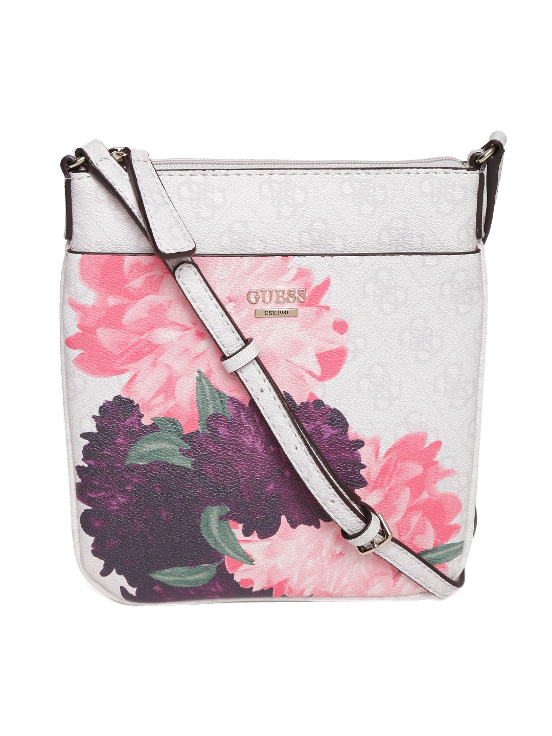 Guess floral top sling bag