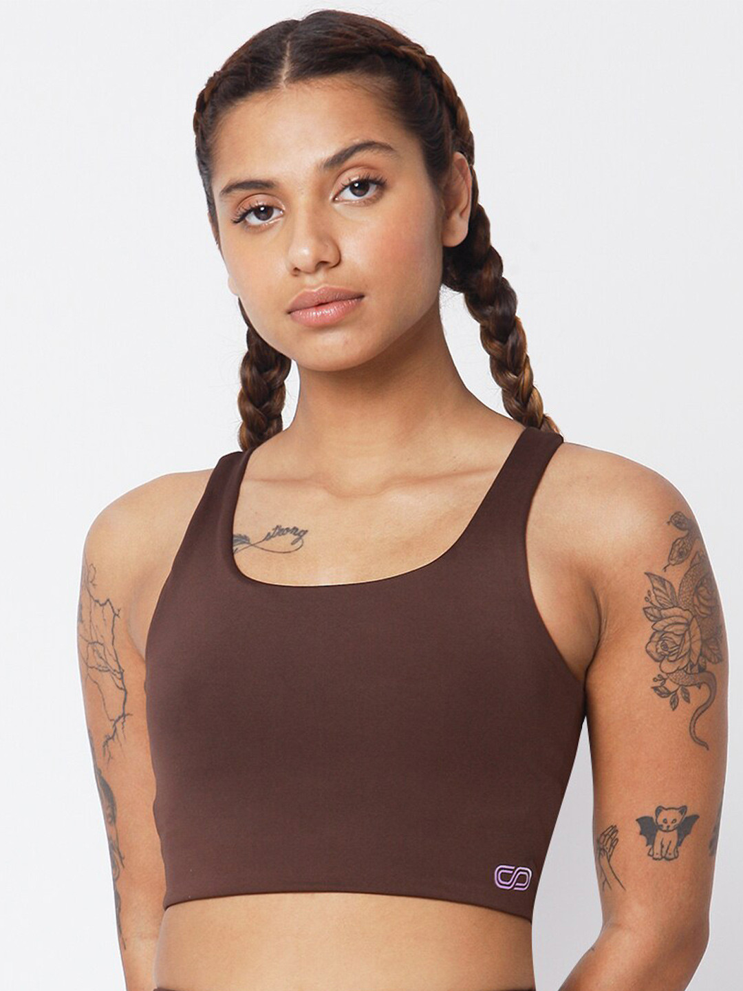 Silvertraq Brown Bra Lightly Padded