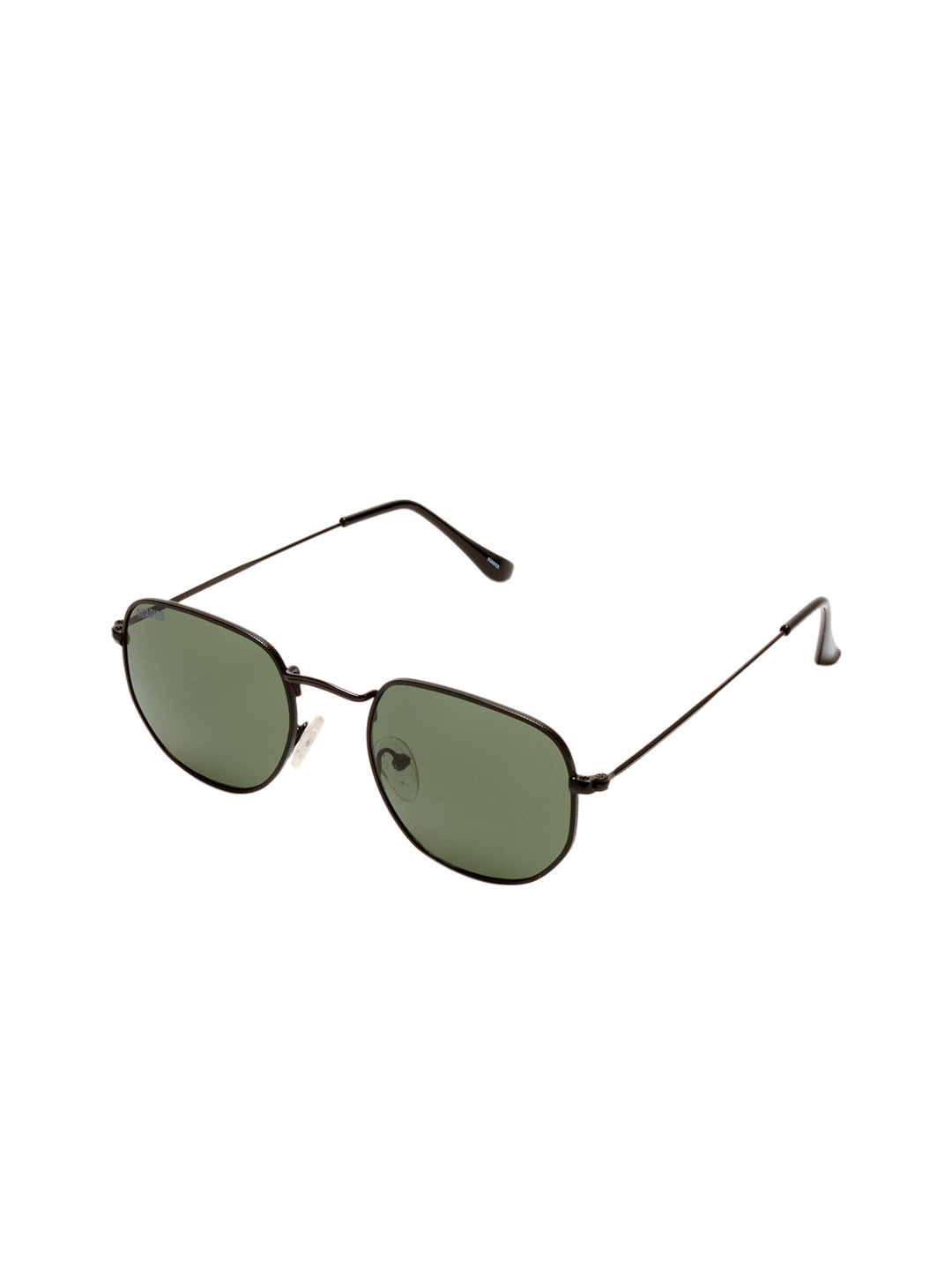 Roadies Unisex Green Lens & Black Oval Sunglasses with UV Protected Lens RD-203-C3