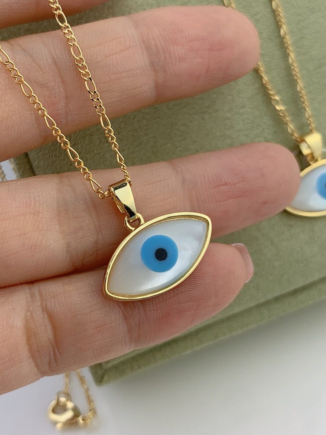 WHITE LIES Gold-Toned & White Gold-Plated Necklace