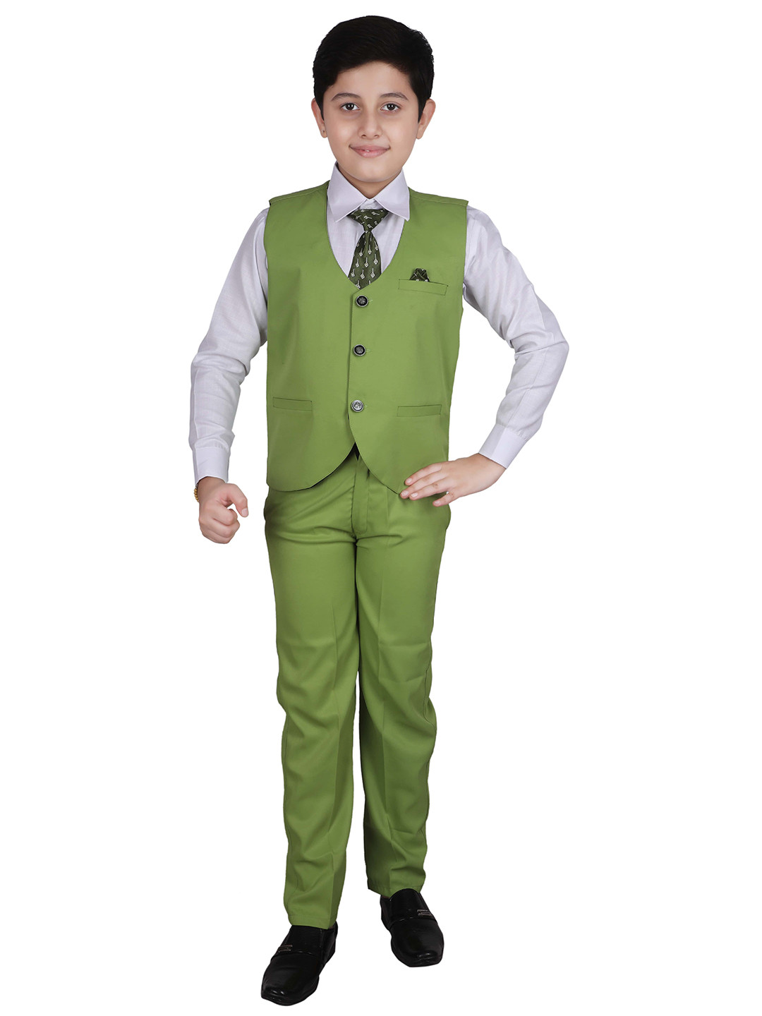 Pro-Ethic STYLE DEVELOPER Boys Pure Cotton 3 Piece Suit