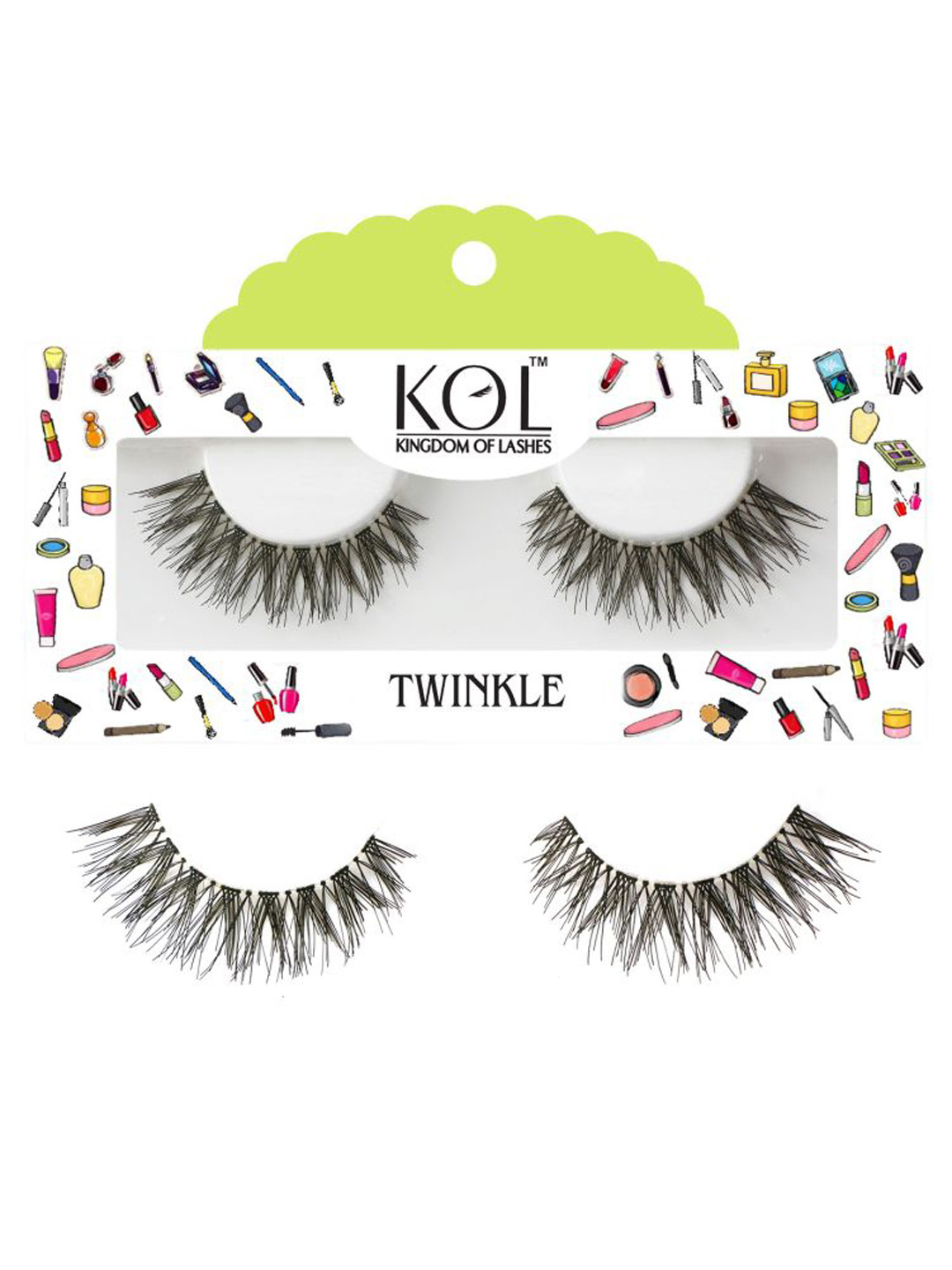 KINGDOM OF LASHES Twinkle Black Faux Mink False Eyelashes