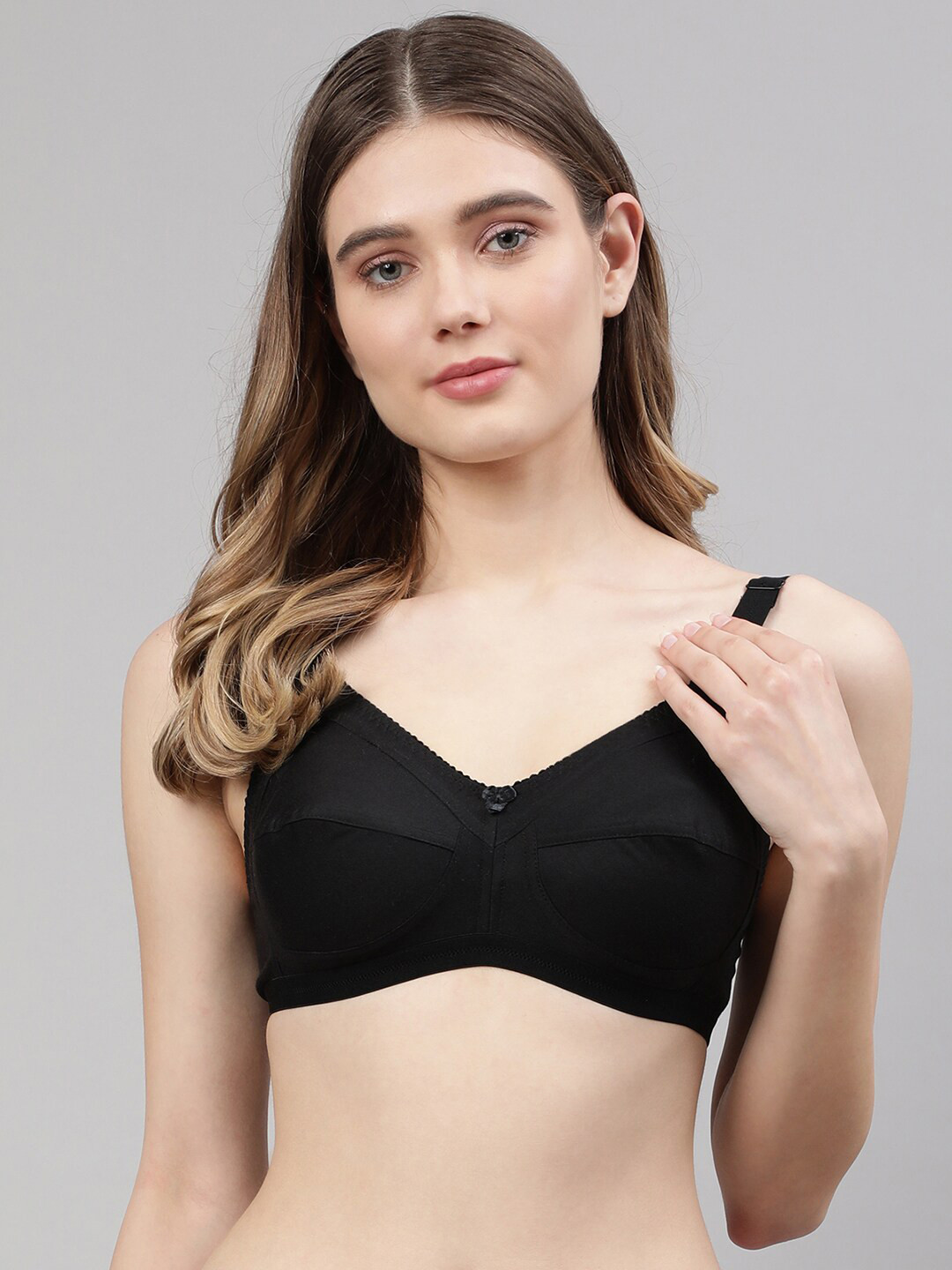 CUKOO Black Full Coverage Bra
