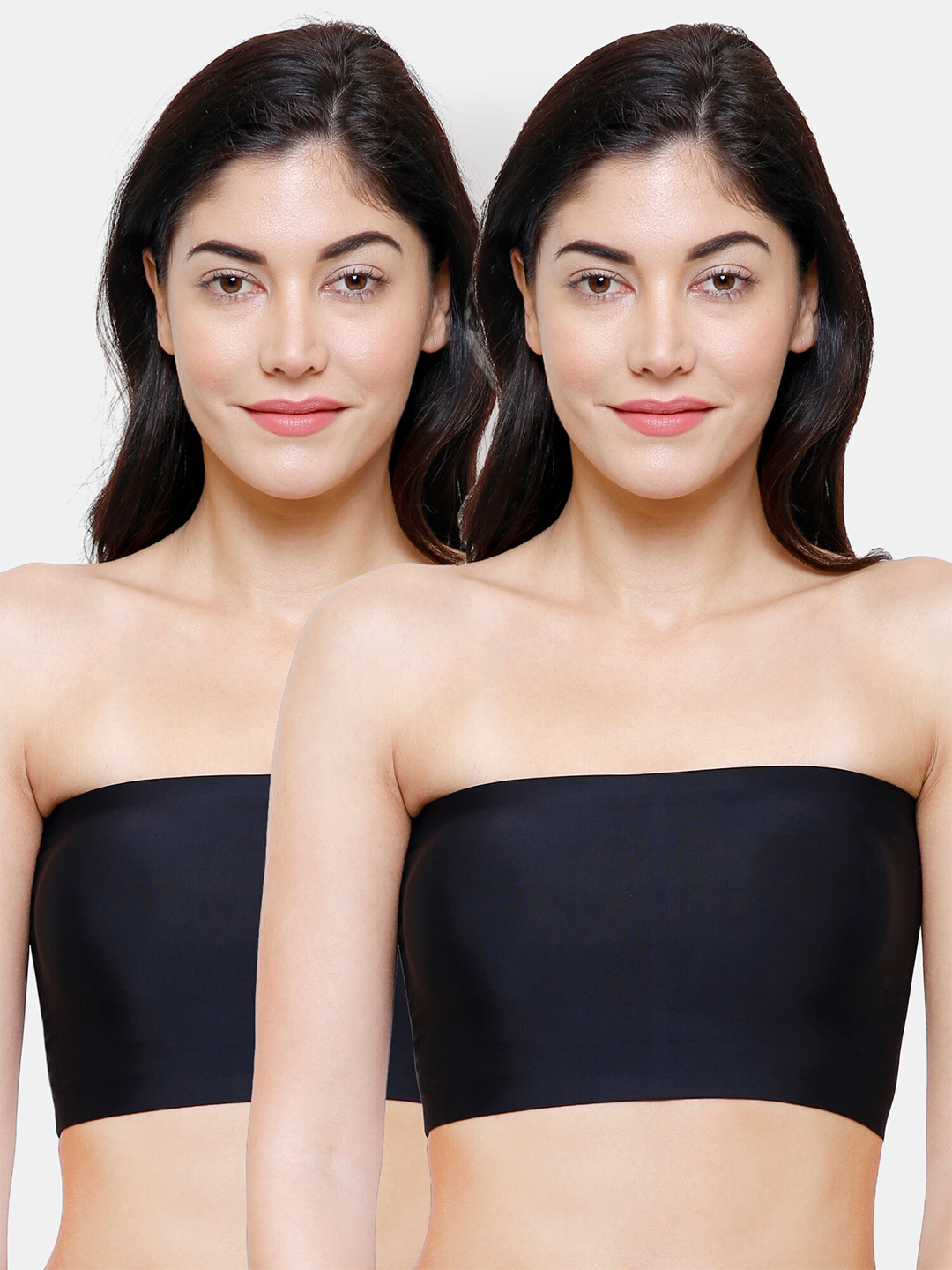 FashionRack Black Lightly Padded Bandeau Bra