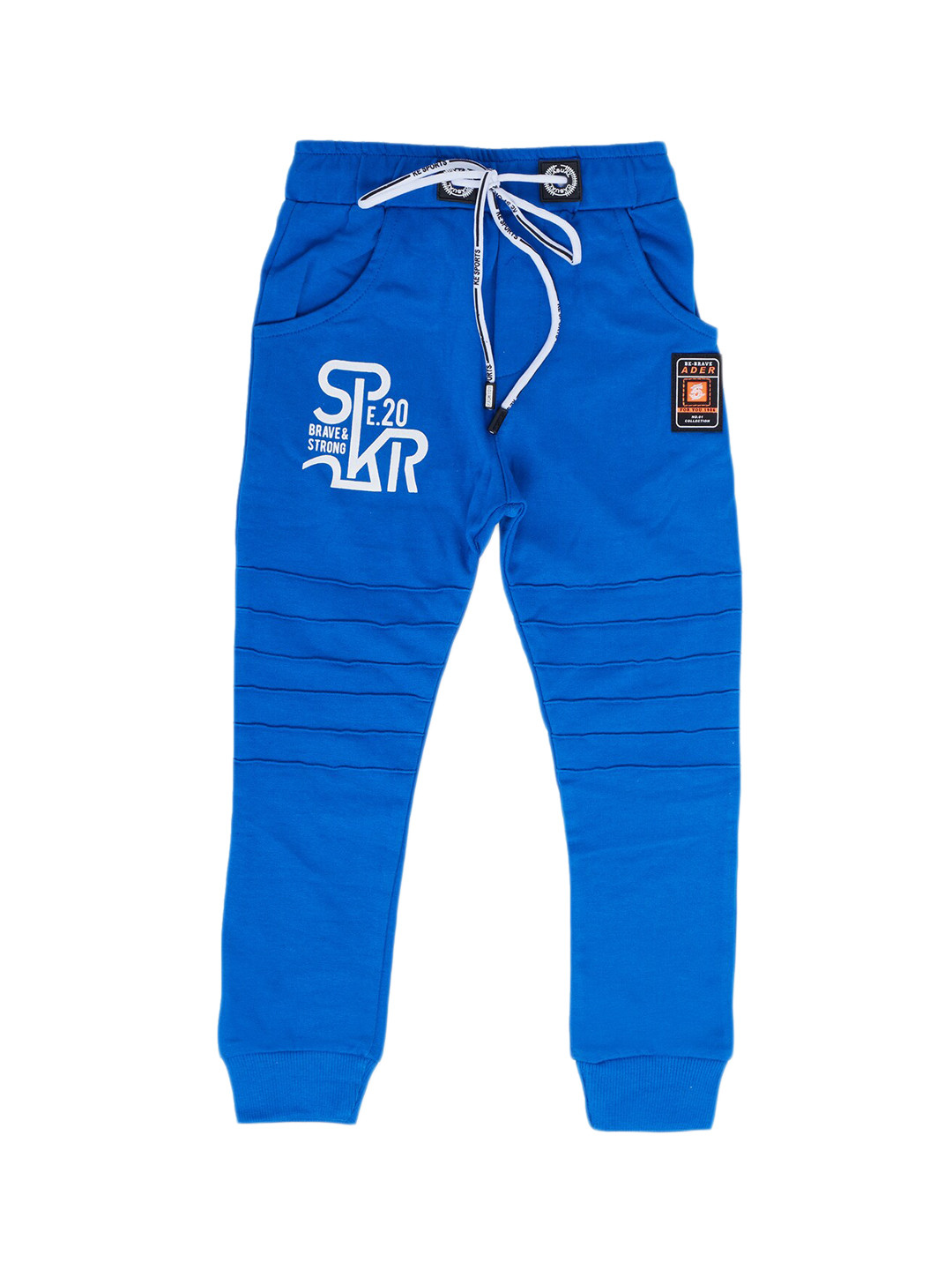 earth conscious Boys Blue Solid Joggers