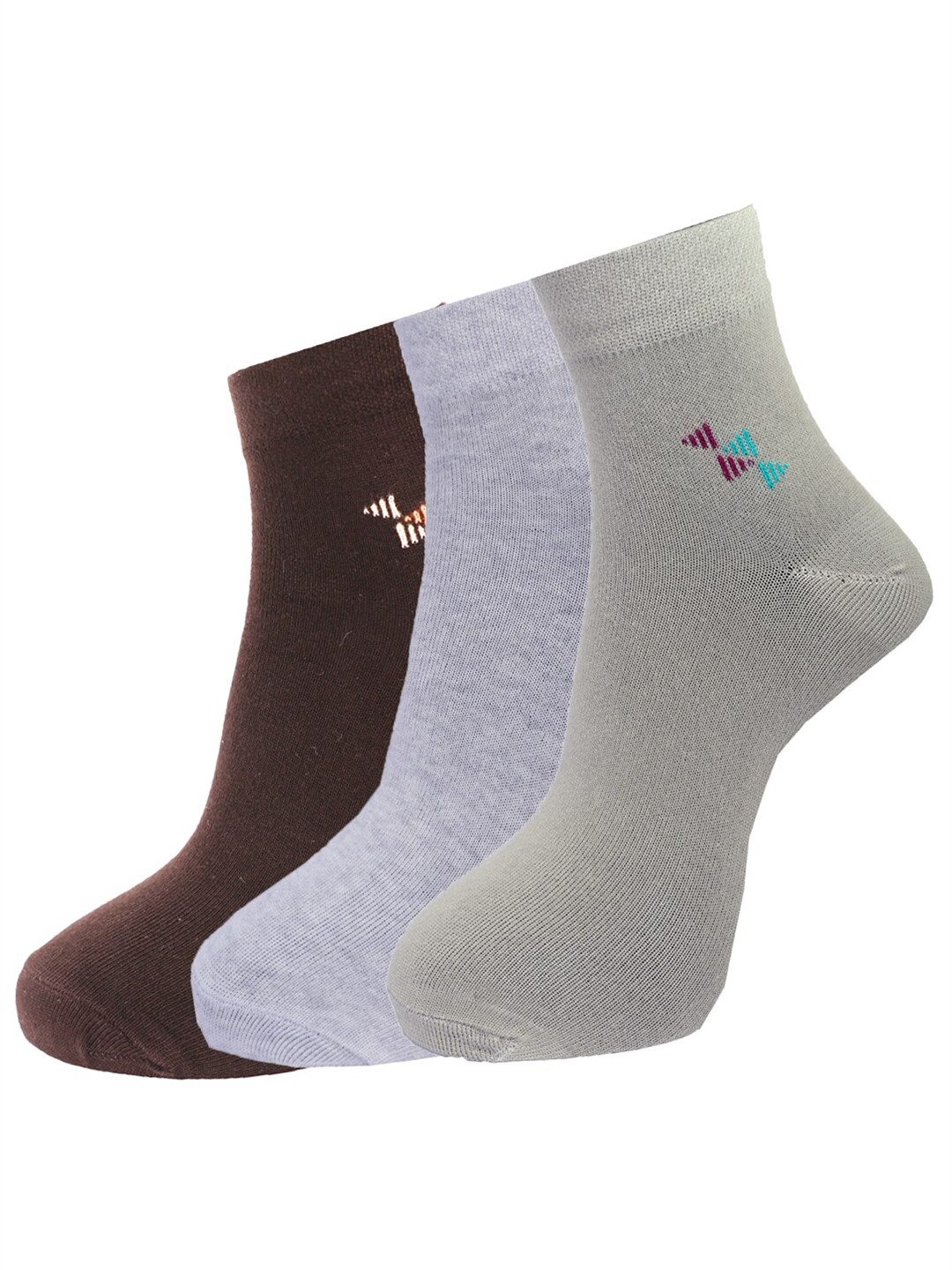 Dollar Men Pack of 3 Assorted Ankle Length Sock