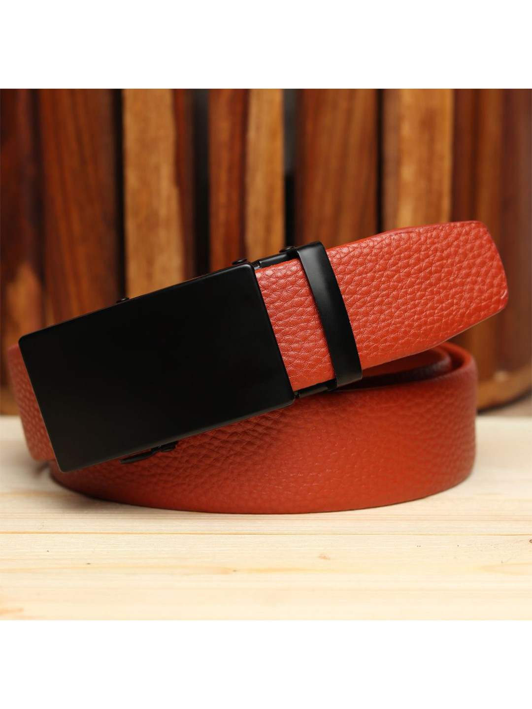 Kastner Men Red Formal Belt