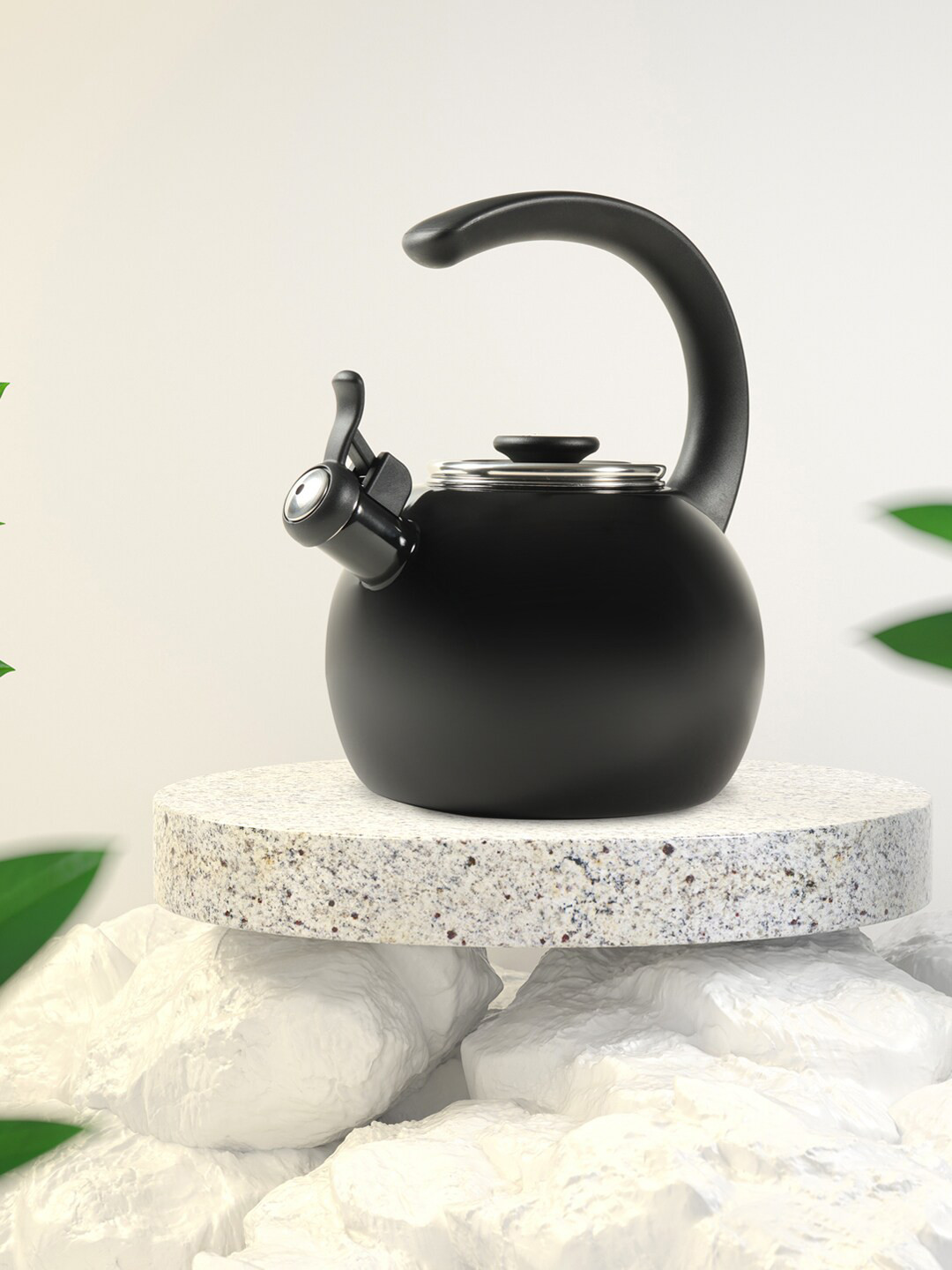 MEYER Black Solid Stainless Steel Matte Kettle