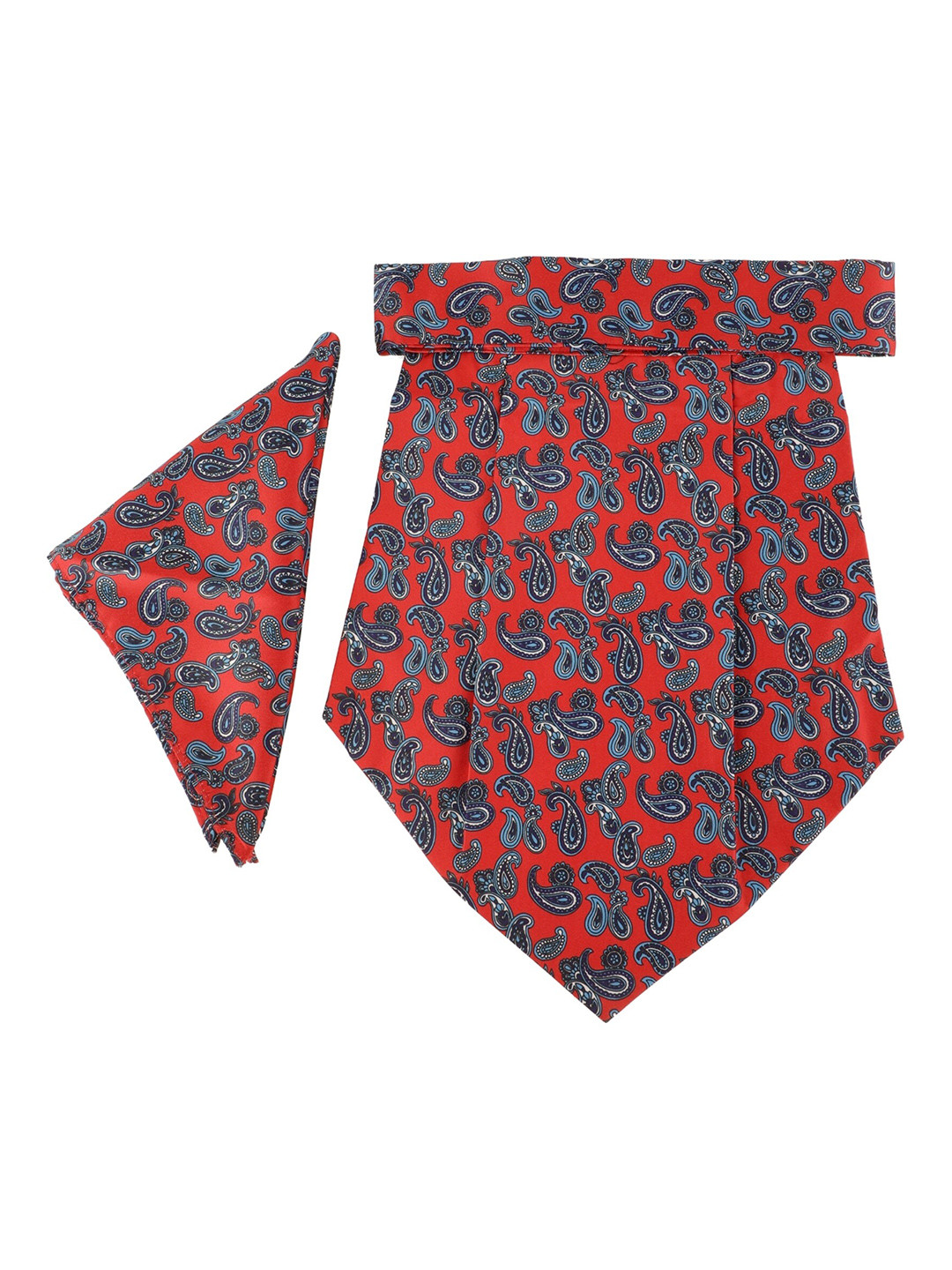 Alvaro Castagnino Men Red & Blue Printed Cravat