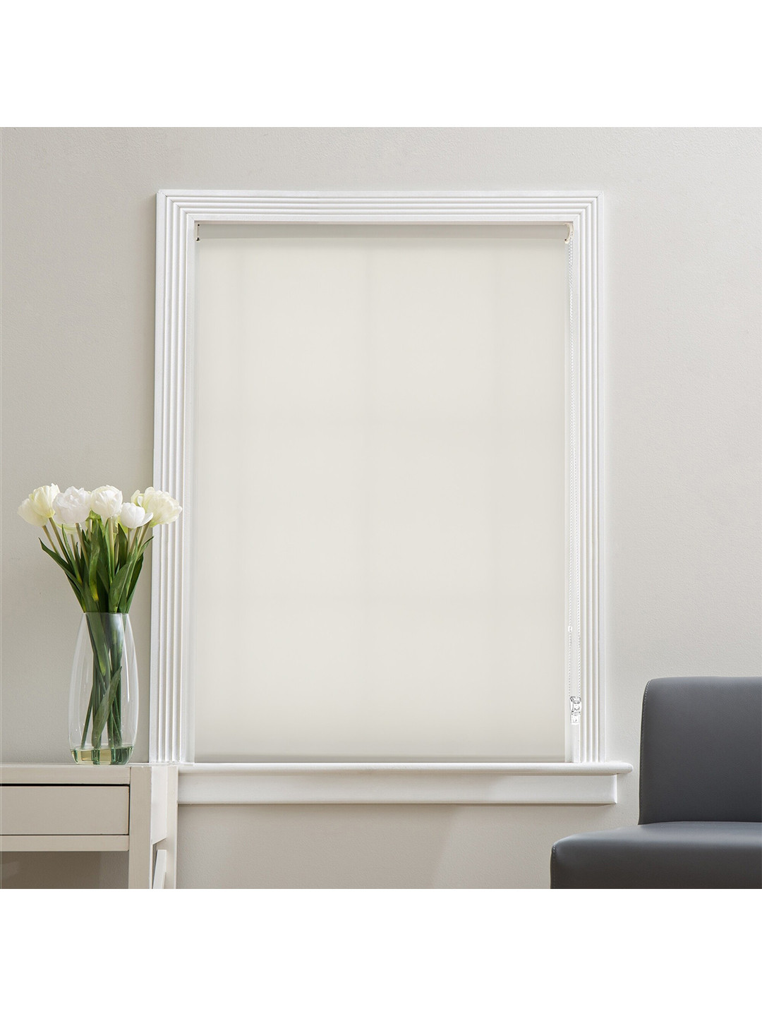 Deco Window Off White Solid Room Darkening Window Blinds