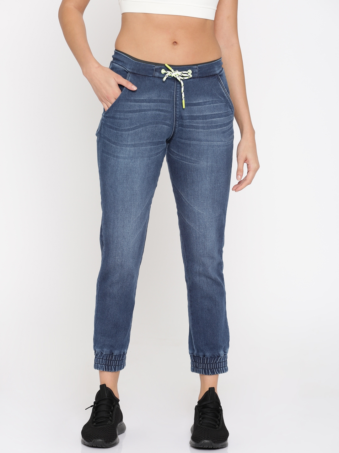 joggers jeans for womens myntra