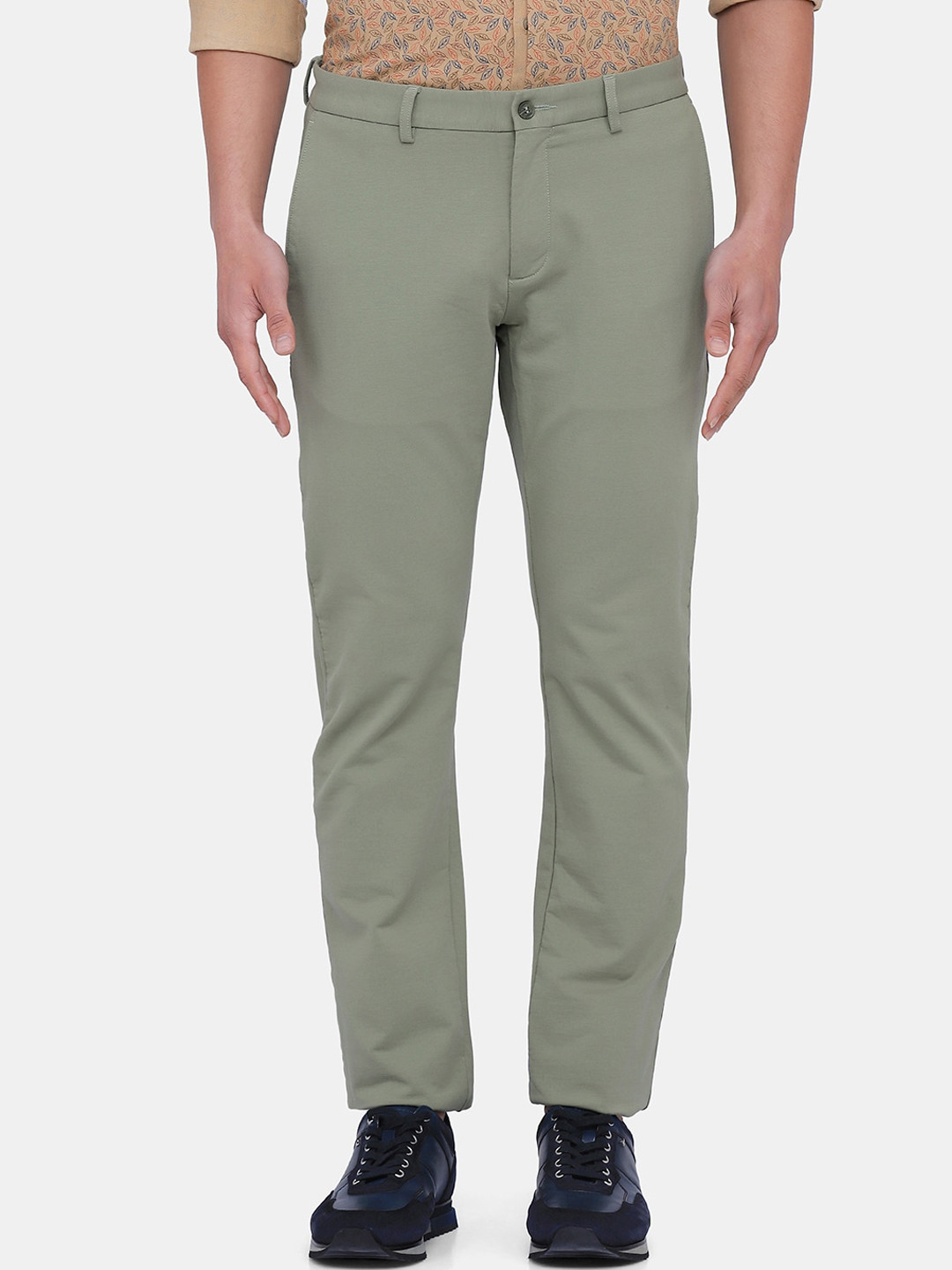 Blackberrys TechPro Men Khaki Casual Trouser