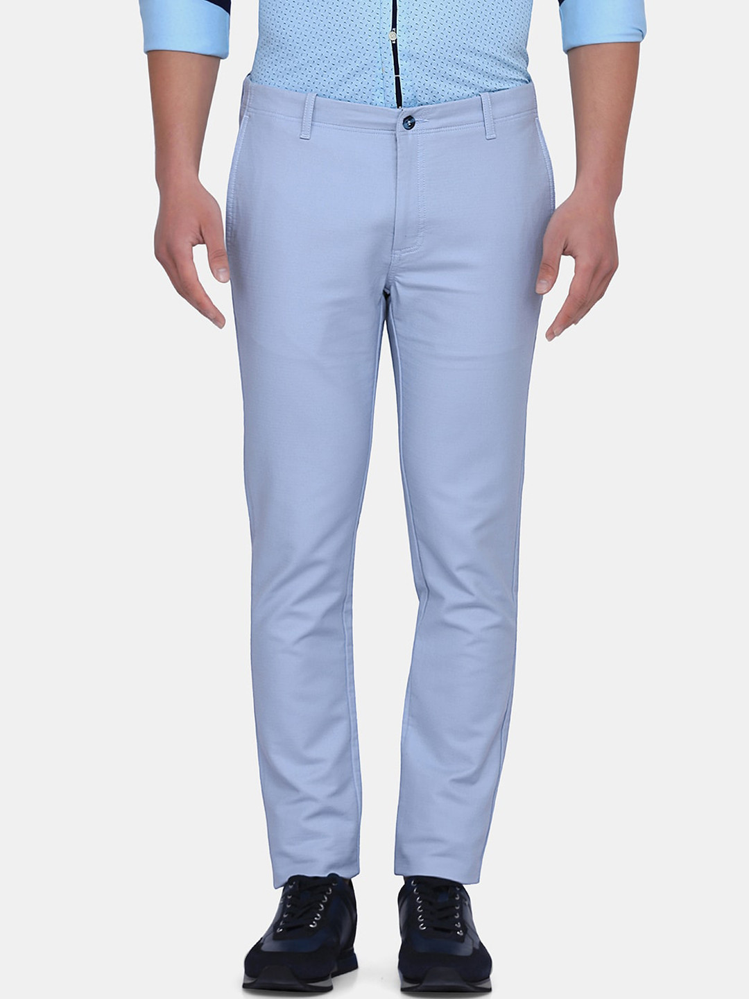 Blackberrys Men Blue B-91 Skinny Fit Chinos Trousers