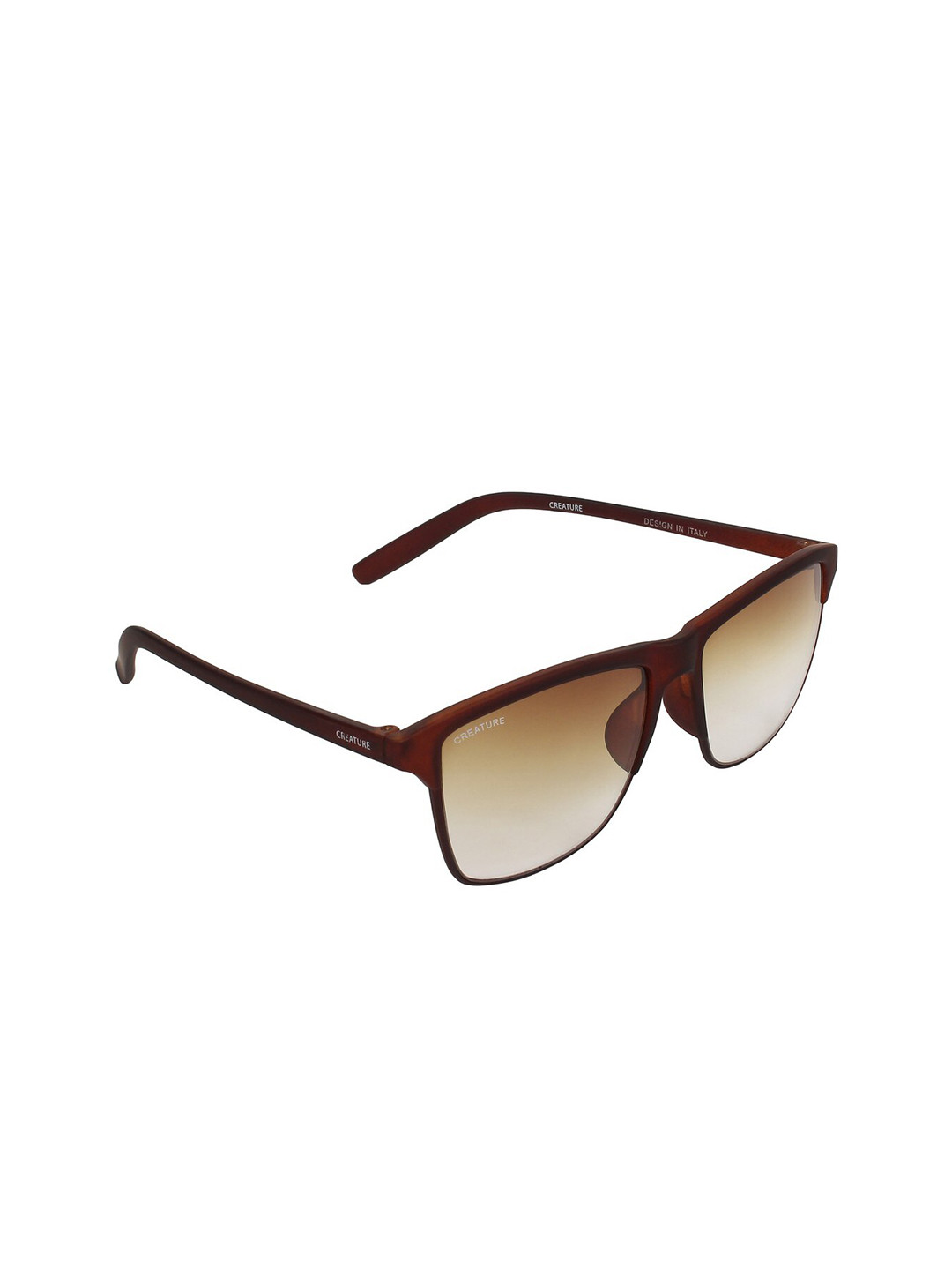 Creature Unisex Brown Lens Wayfarer Sunglasses with UV Protected Lens DOIT-002