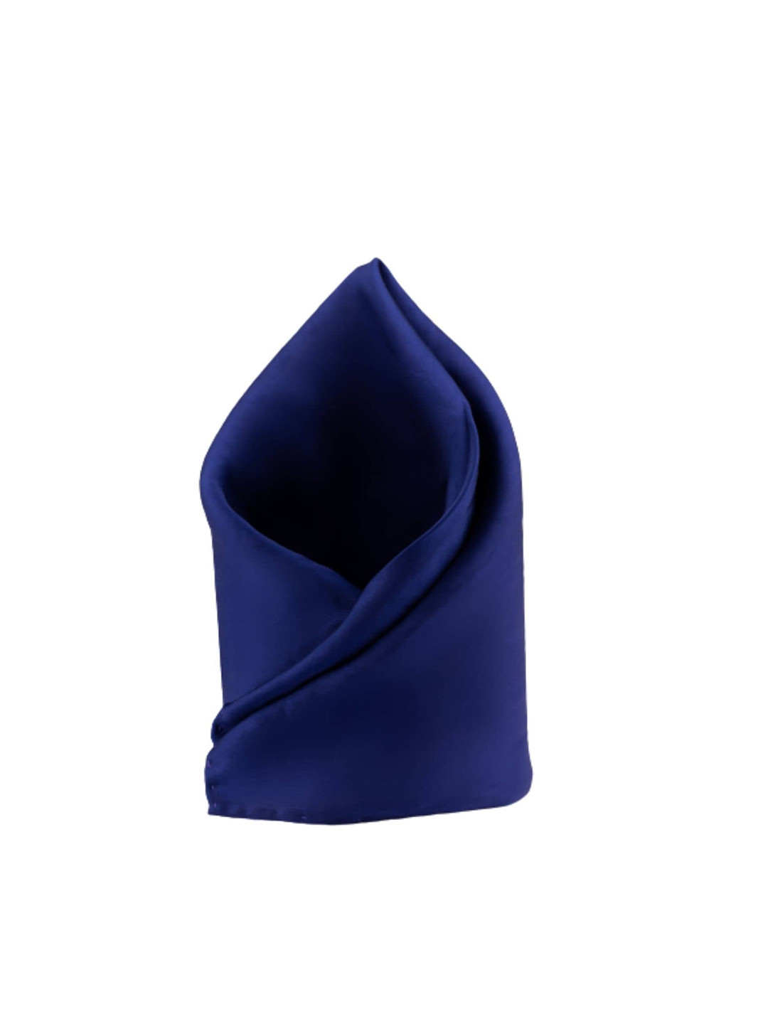 The Tie Hub Men Blue Solid Pocket Squares