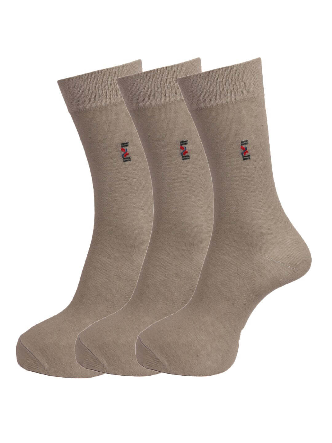 Dollar Socks Men Pack of 3 Grey Full Length Socks