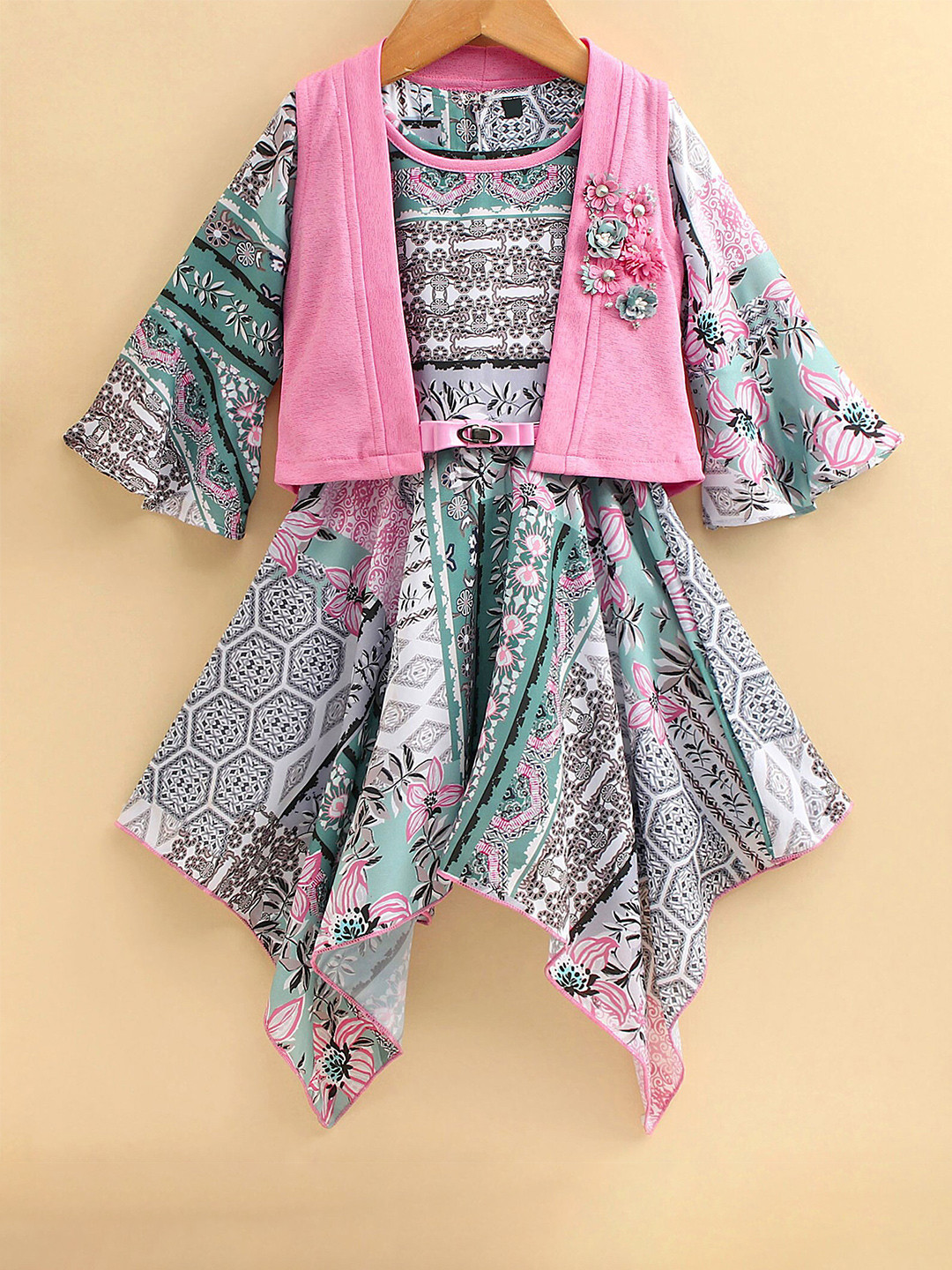 Enfance Pink Floral Dress