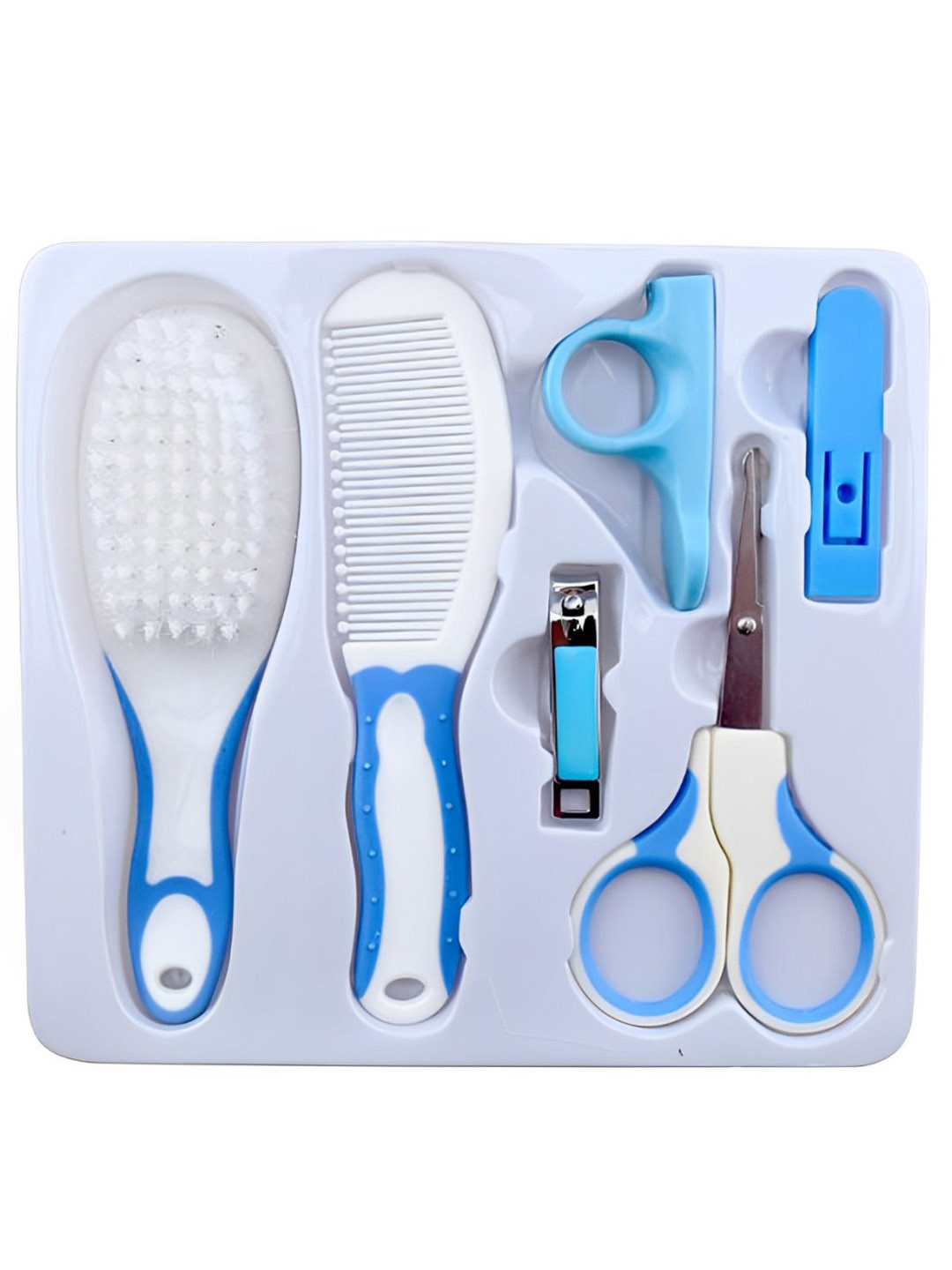 SYGA Set of 6 Blue Baby Grooming Care Kit