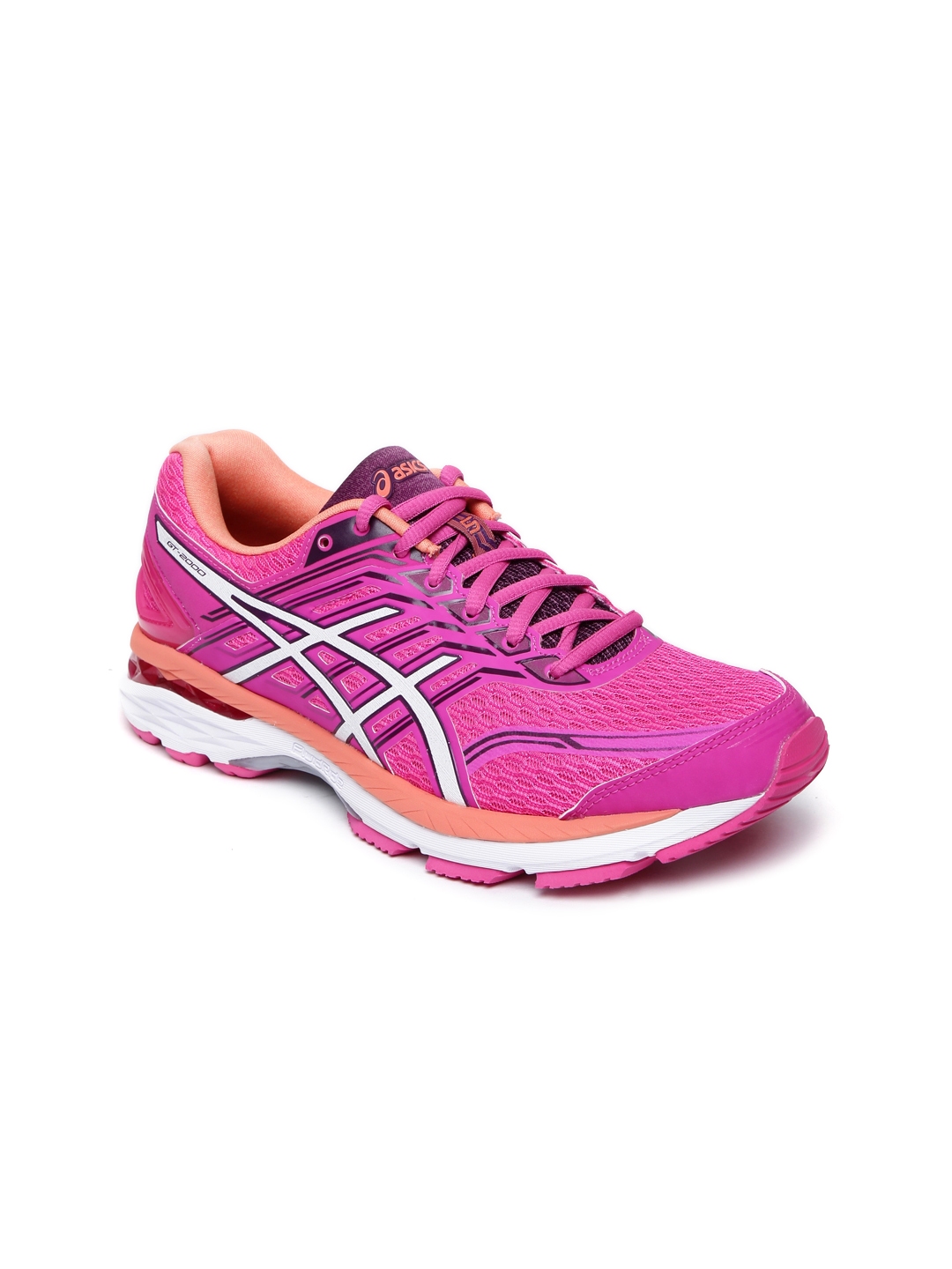 Asics pink trainers store