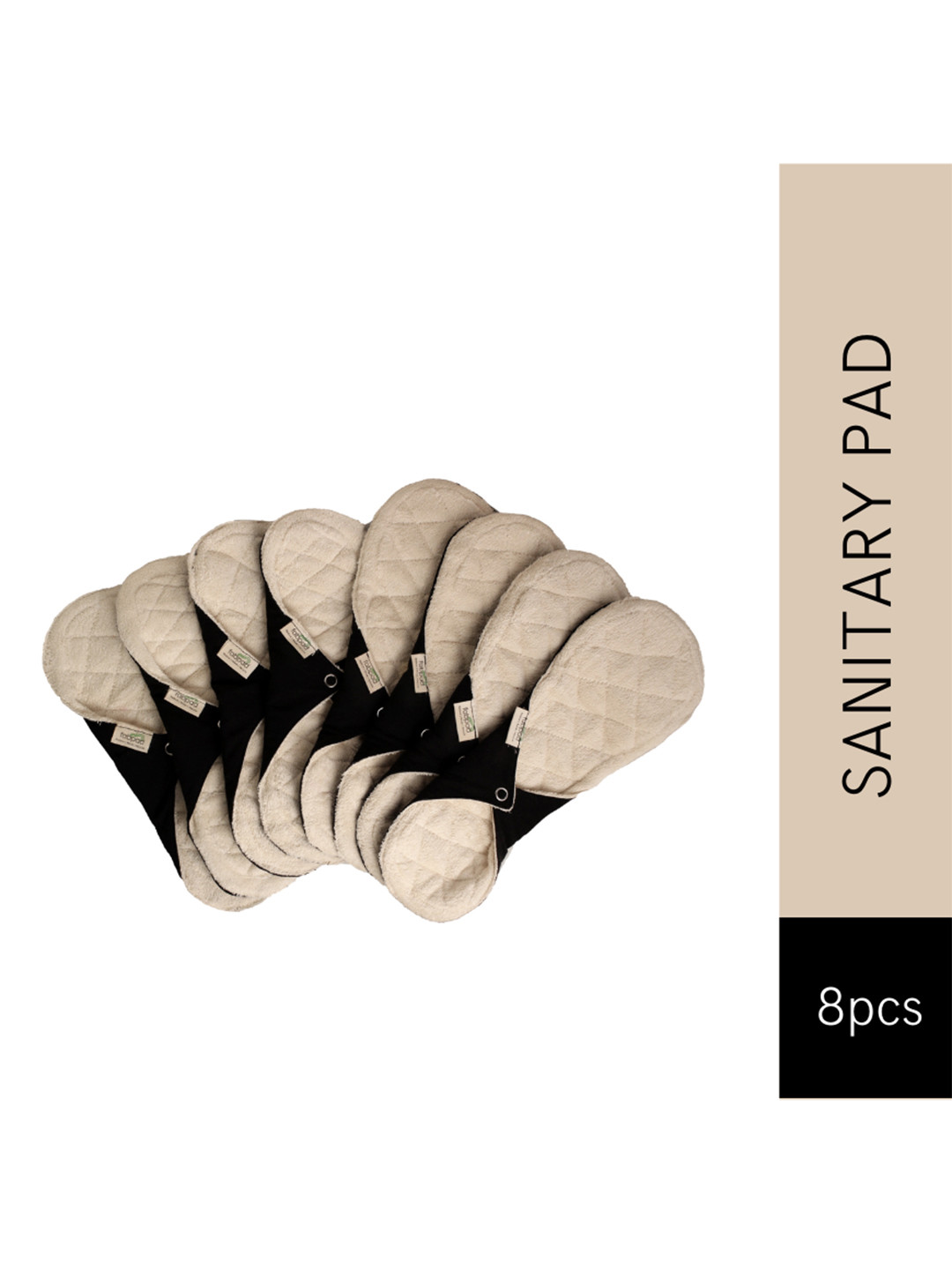 fabpad Set of 4 Regular + 4 Maxi Reusable Washable Sanitary Cloth Pads Napkins