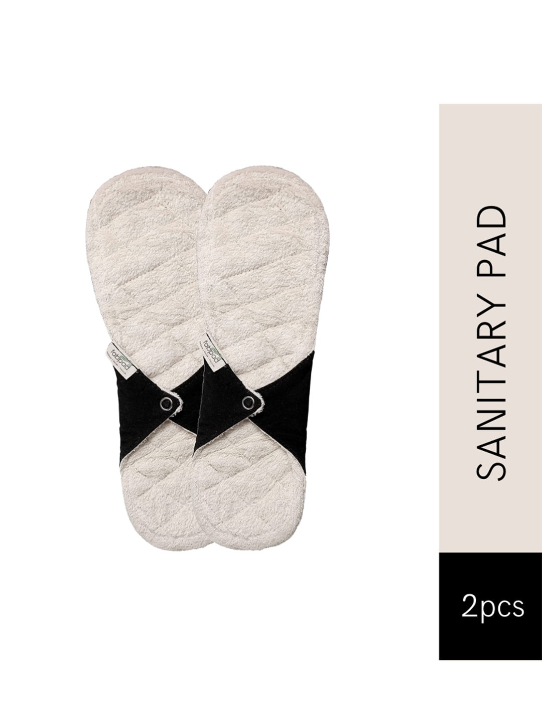 fabpad Set of 2 Reusable Washable Maxi Sanitary Cloth Pads Napkins