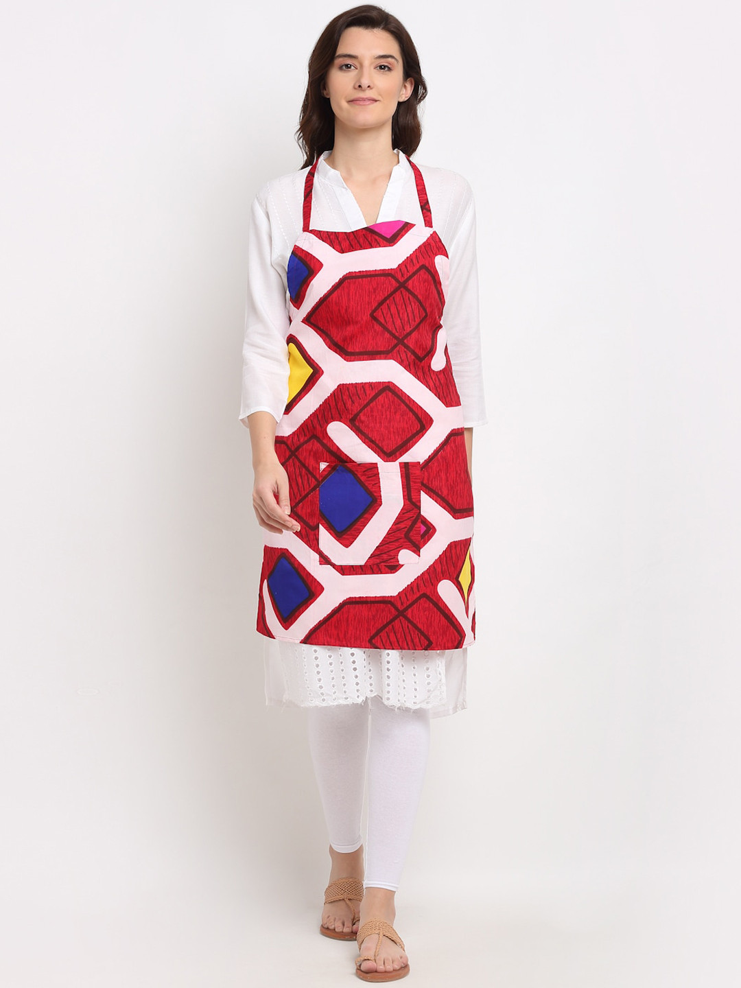 Dhrohar Multicoloured Tropical Printed 210 TC Apron