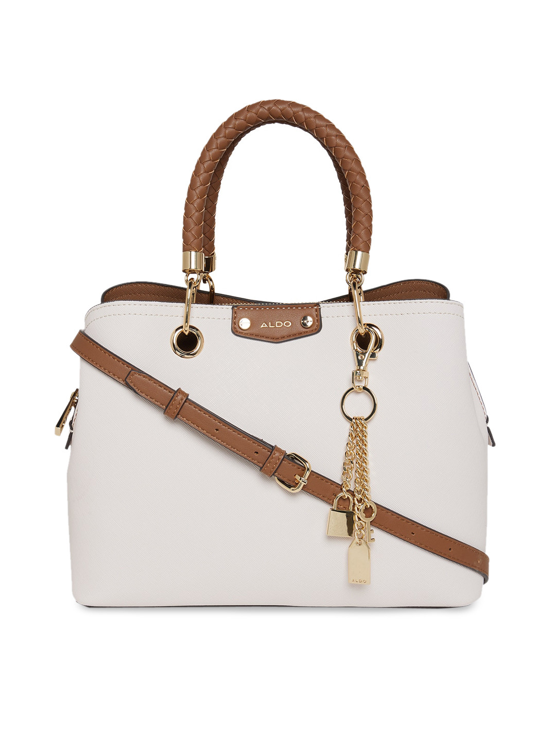 ALDO Beige Handheld Bag