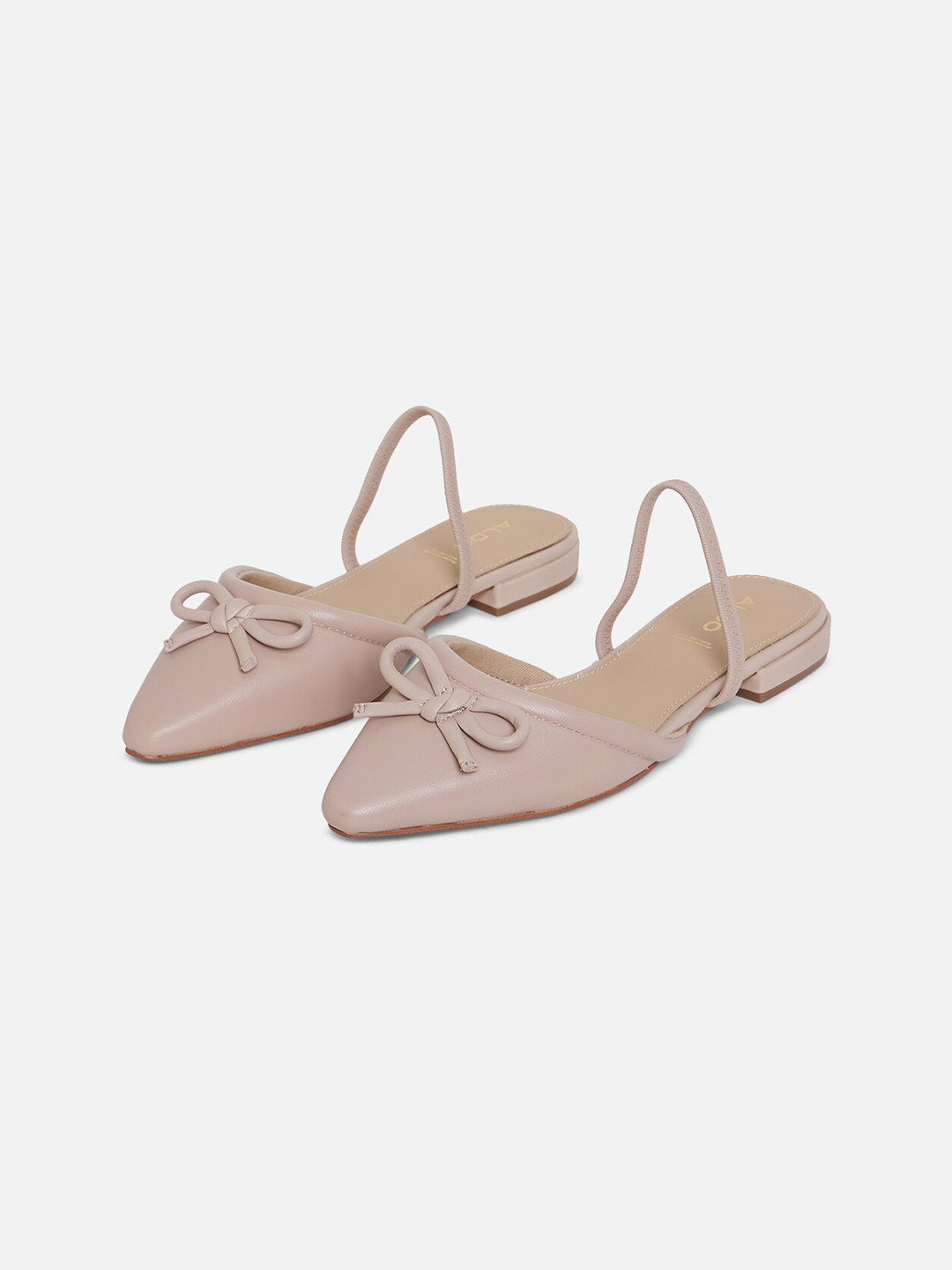 ALDO Women Pink Ballerinas with Bows Flats