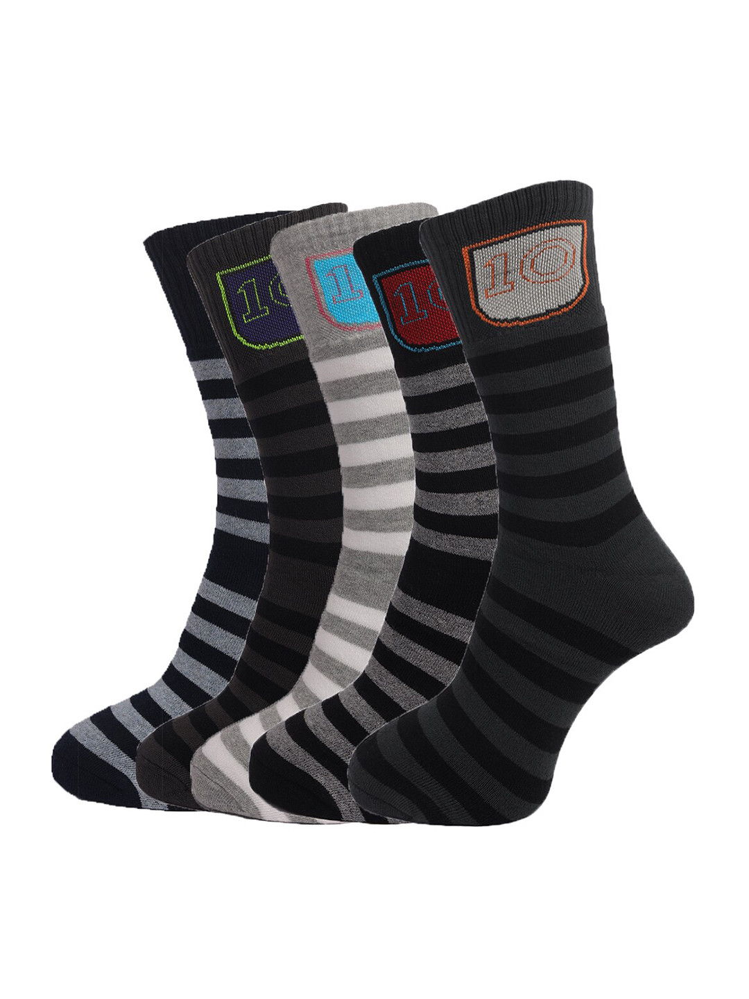 Dollar Men Pack of 3 Assorted Cotton Full Length Socks