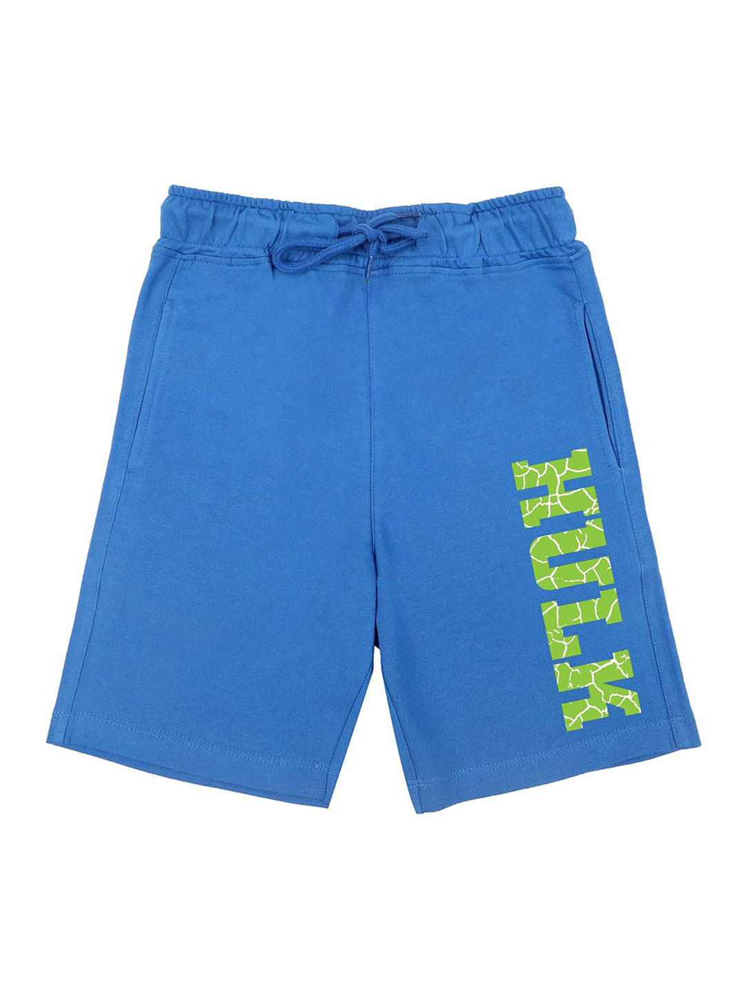 Marvel by Wear Your Mind Boys Royal Blue Graphic Print Shorts