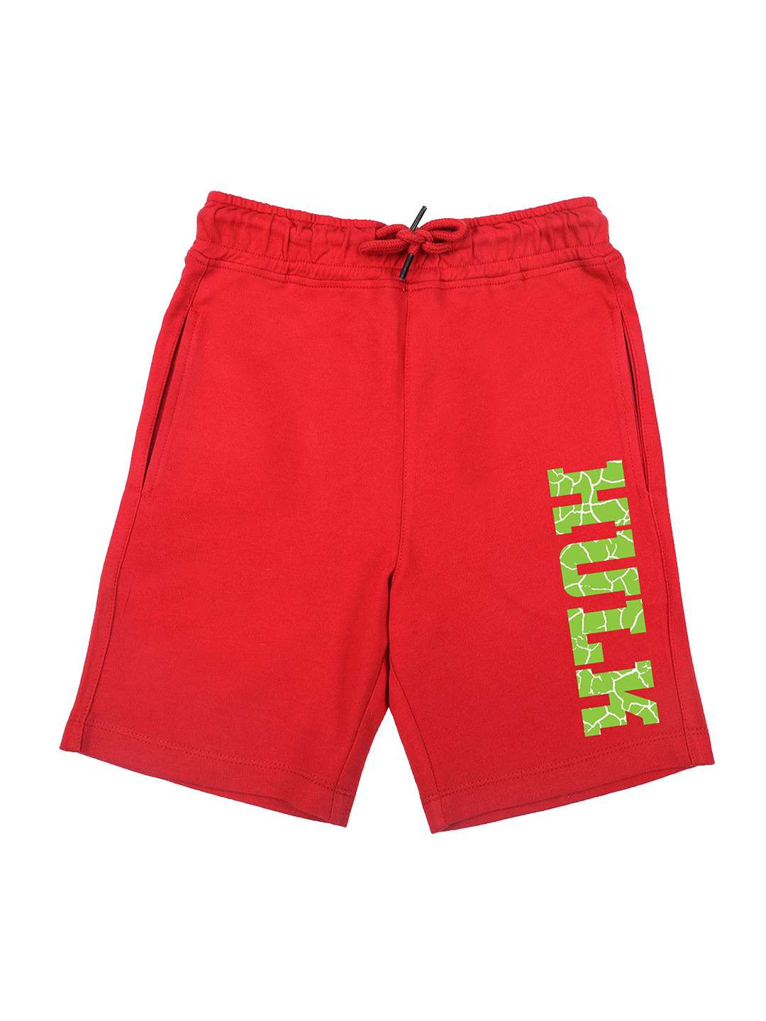 Marvel by Wear Your Mind Boys Red Hulk Graphic Print Shorts