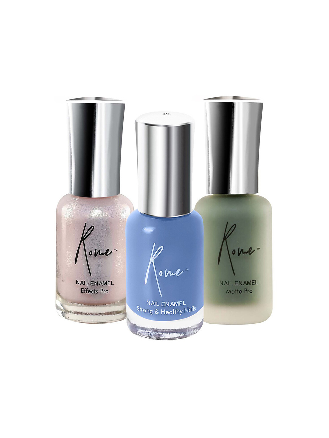 Rome Set of Matte Pro - Strong and Healthy & Effects Pro Nail Enamels