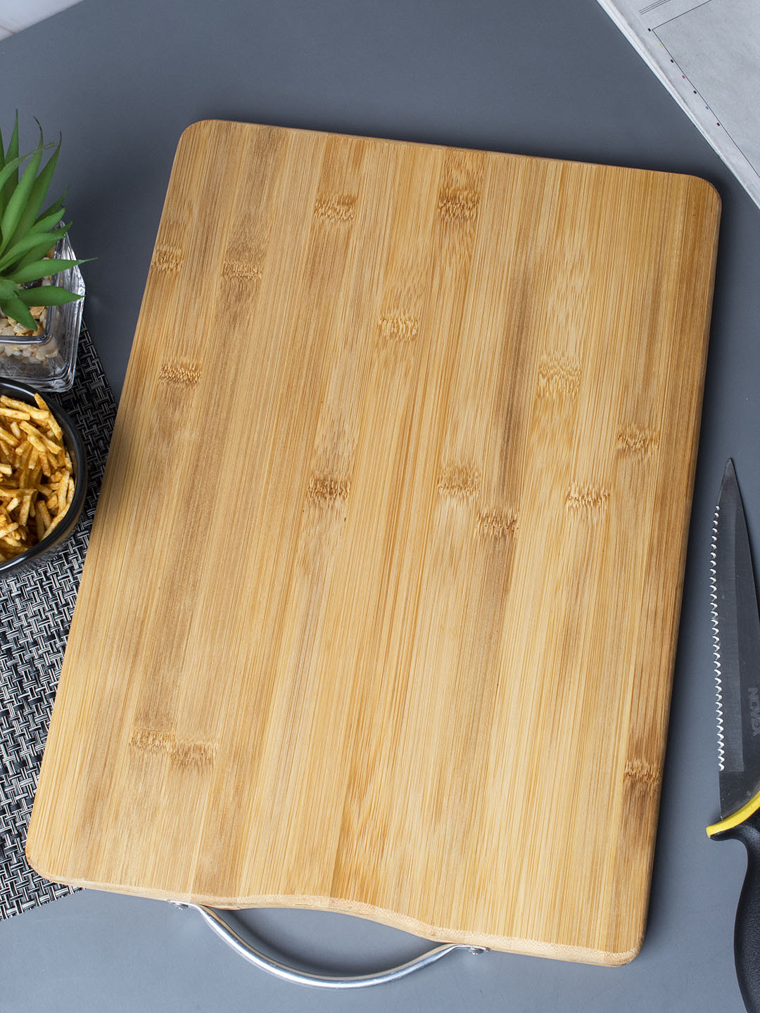 MARKET99 Brown Solid Chopping Board