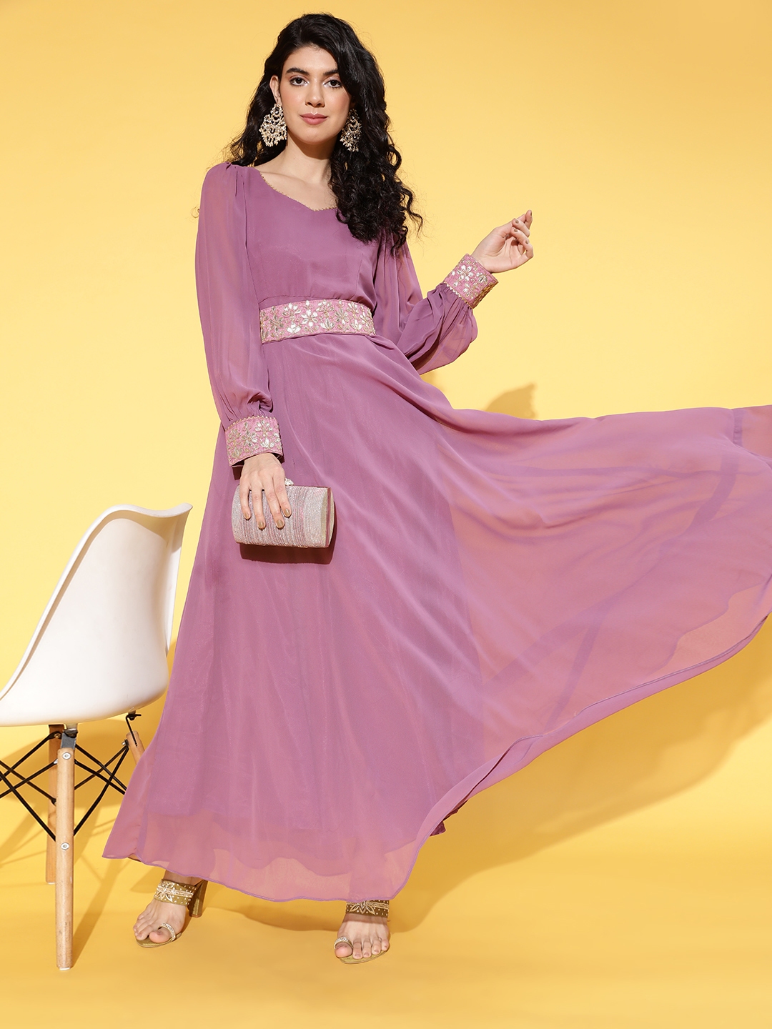 Myntra ladies gown shop