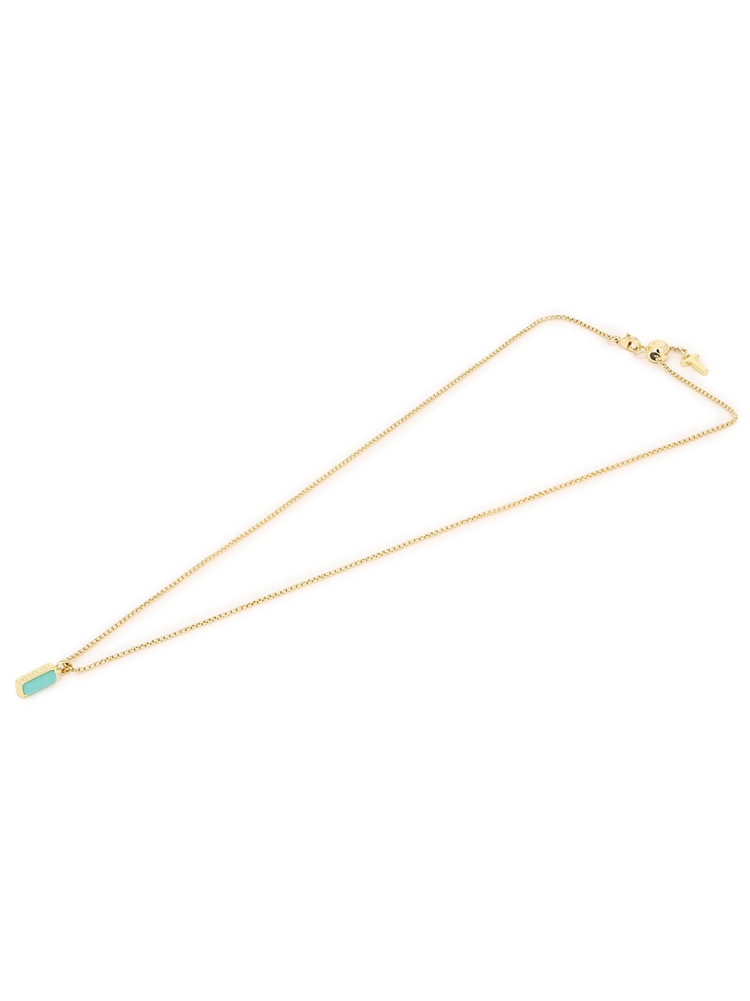 Ted Baker Copper-Plated  Gold & Green-Toned  Pendant