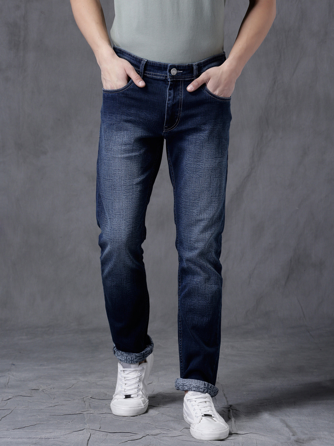 WROGN Blue Slim Fit Jeans