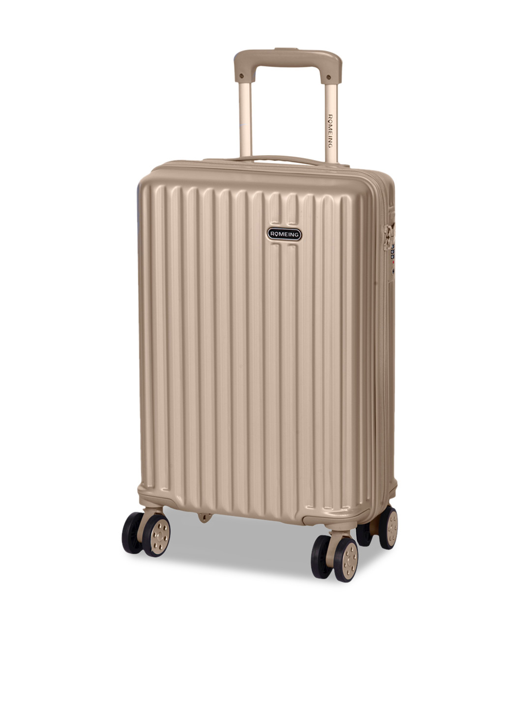 ROMEING Genoa Gold-Toned Polycarbonate Hard-Sided Cabin Trolley Suitcase