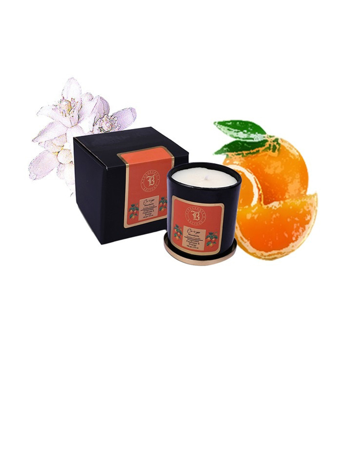 Fragrance & Beyond Black & White Aromatherapy Energising Soy Candle