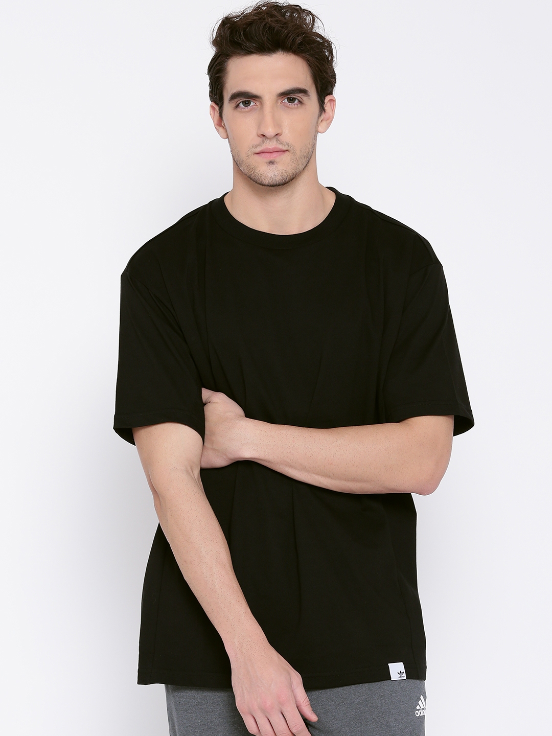 Buy ADIDAS Originals Men Black XBY0 Solid Round Neck T Shirt - Tshirts for  Men 1759780 | Myntra