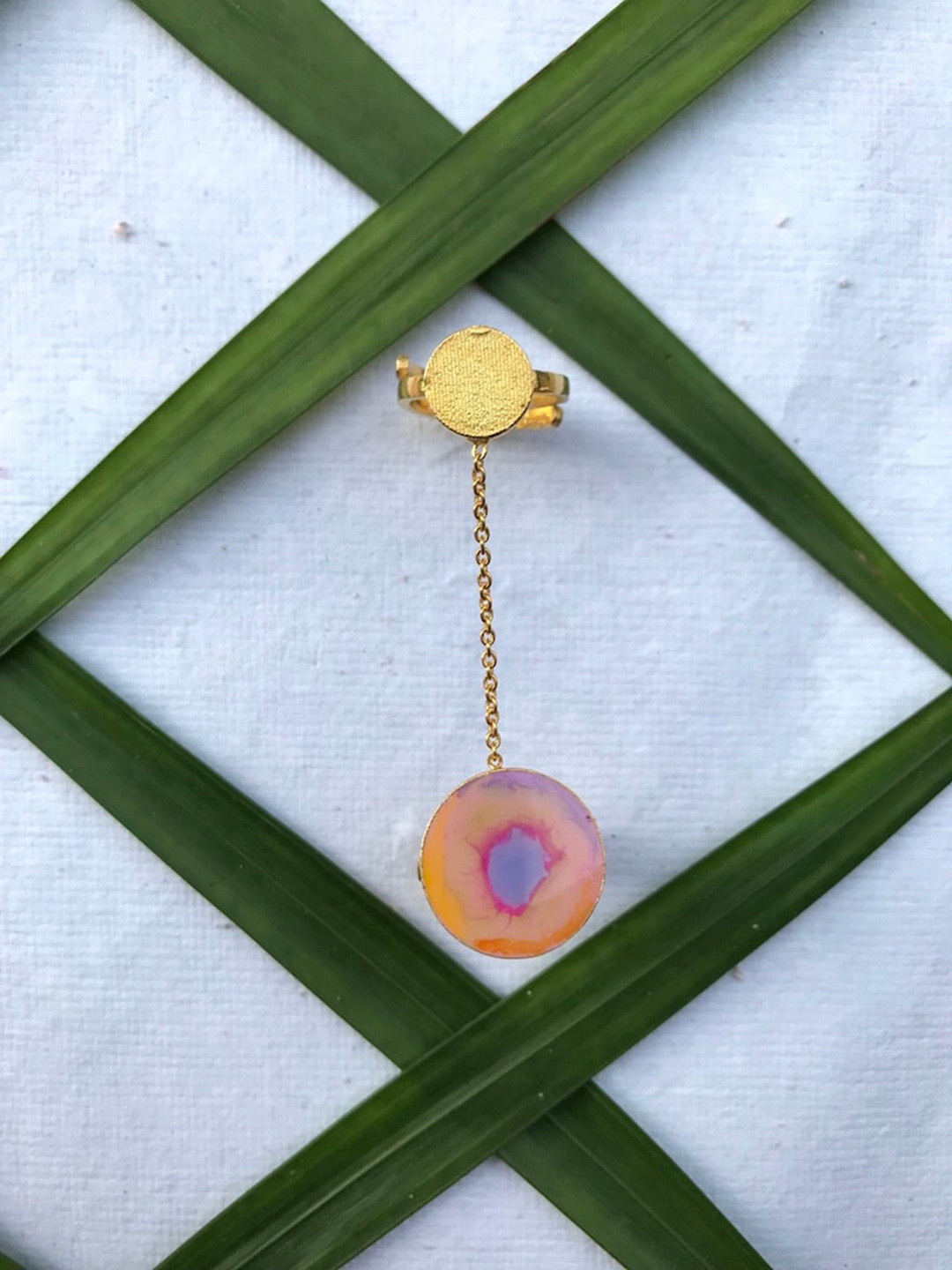 Mitali Jain18k Gold-Plated & Oberon Finger Ring