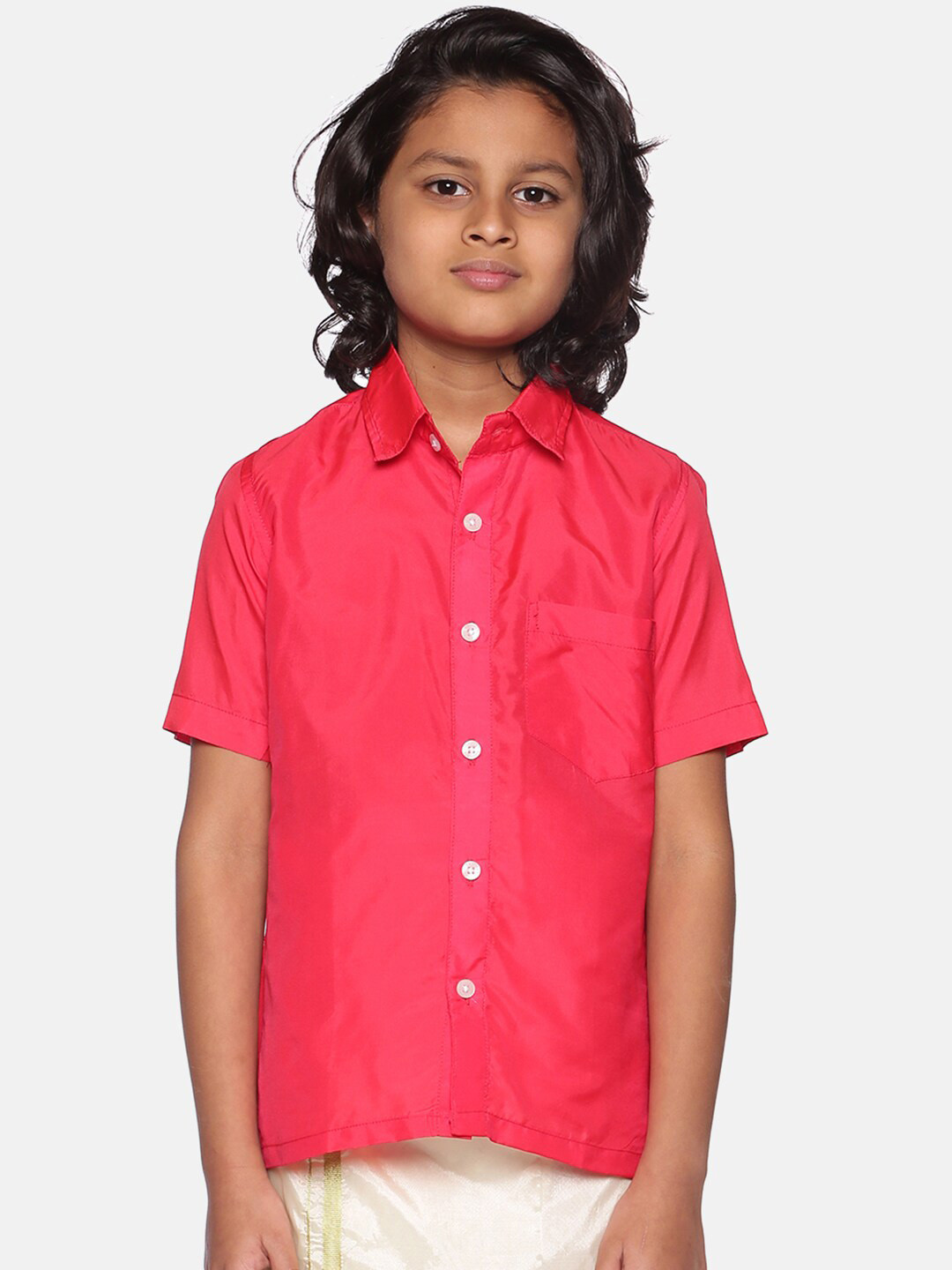 Sethukrishna Boys Rose Relaxed Casual Shirt
