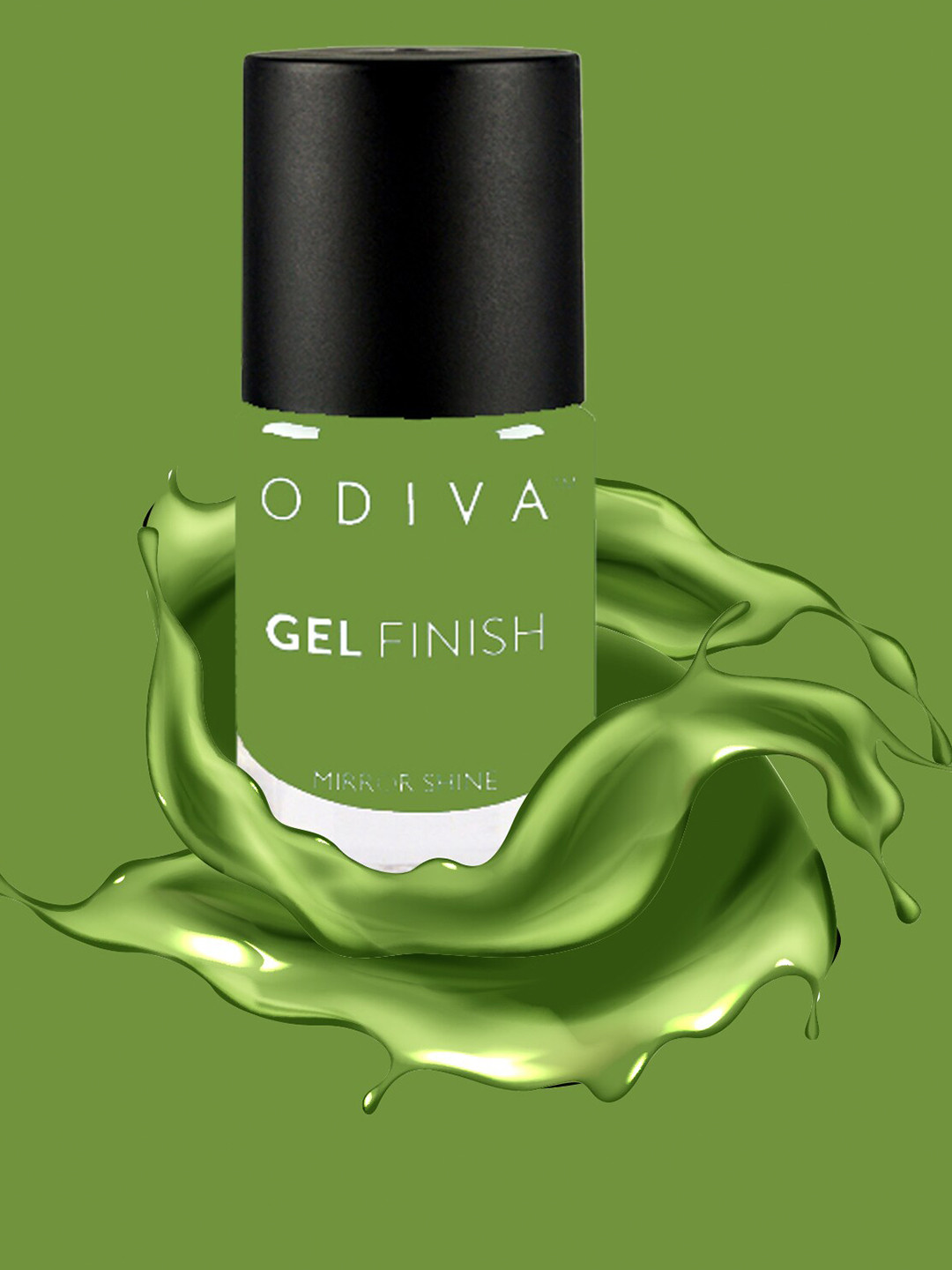 ODIVA Gel Finish Mirror Shine Nail Polish - New Leaves 67